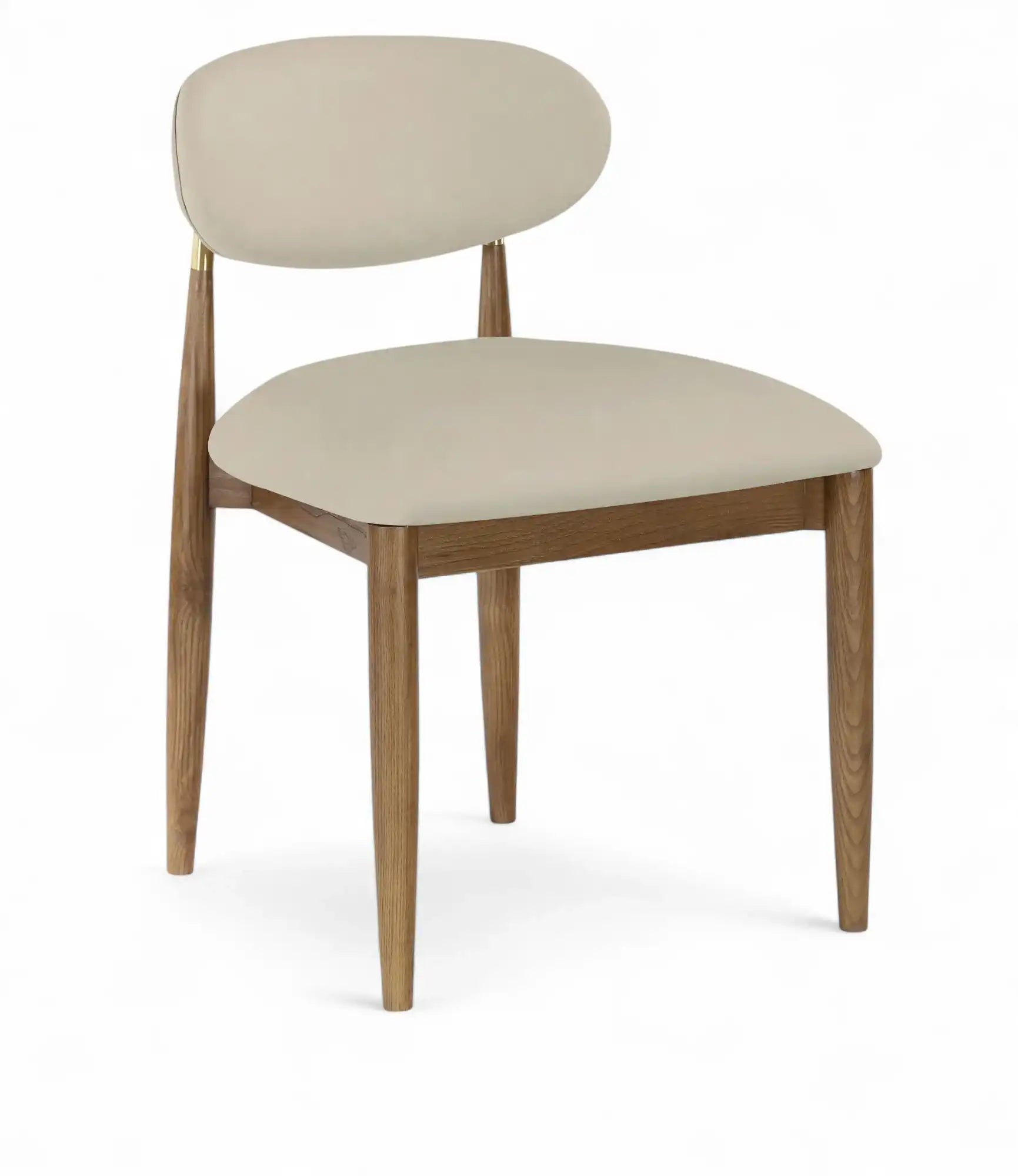 Riccio - Side Chair (Set of 2) - Walnut Frame - Best Buy Furniture