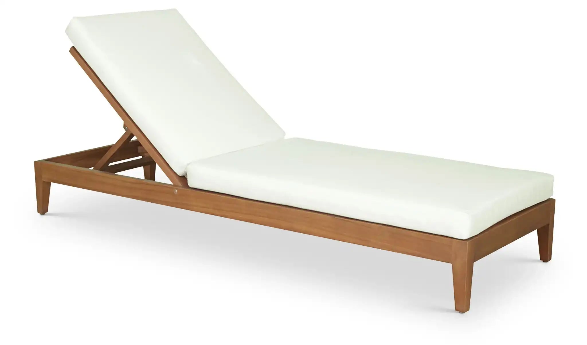 Mirella - Water Resistant Fabric Upholstered Outdoor Patio Chaise Lounge - Best Buy Furniture