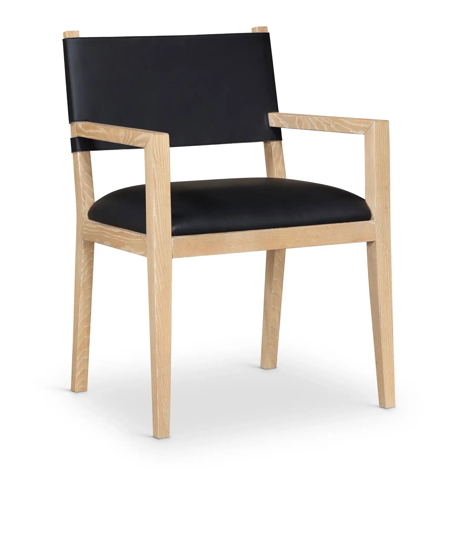Avon - Vegan Leather Dining Arm Chair - Best Buy Furniture