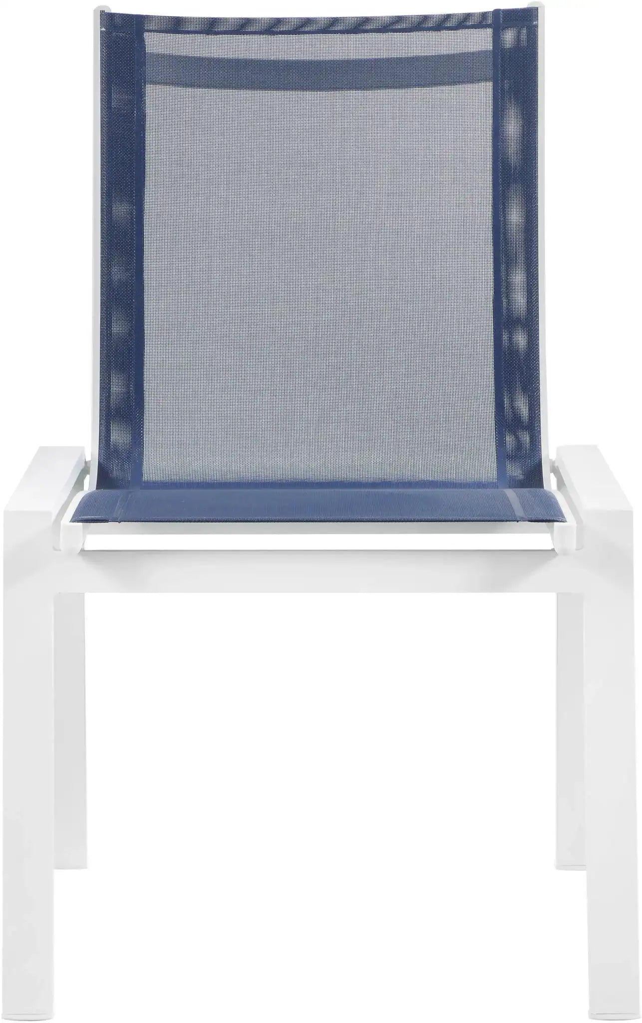 Nizuc - Outdoor Patio Dining Chair With White Frame (Set of 2)