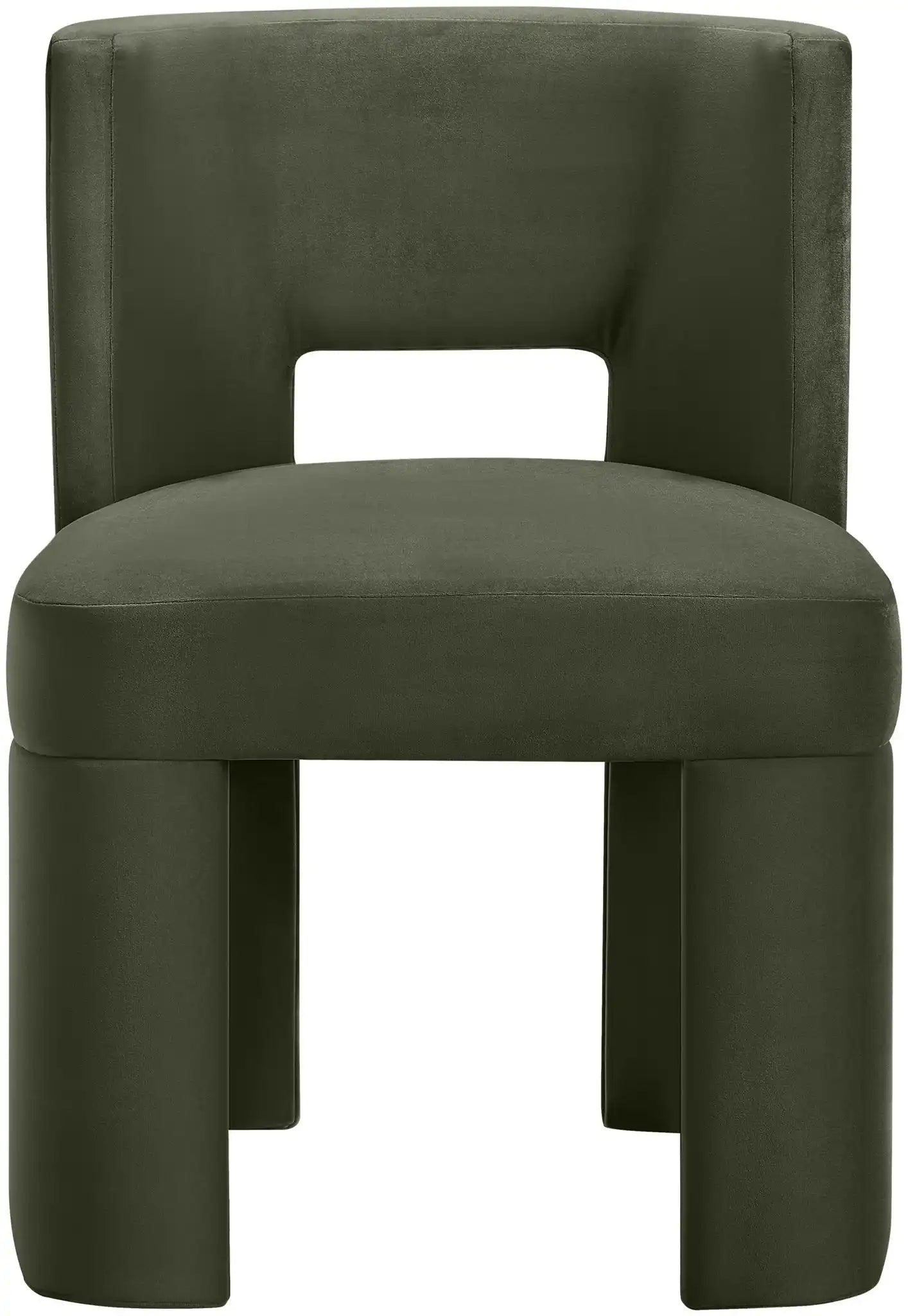 Zuno - Velvet Performance Fabric Upholstered Dining Chair (Set of 2)
