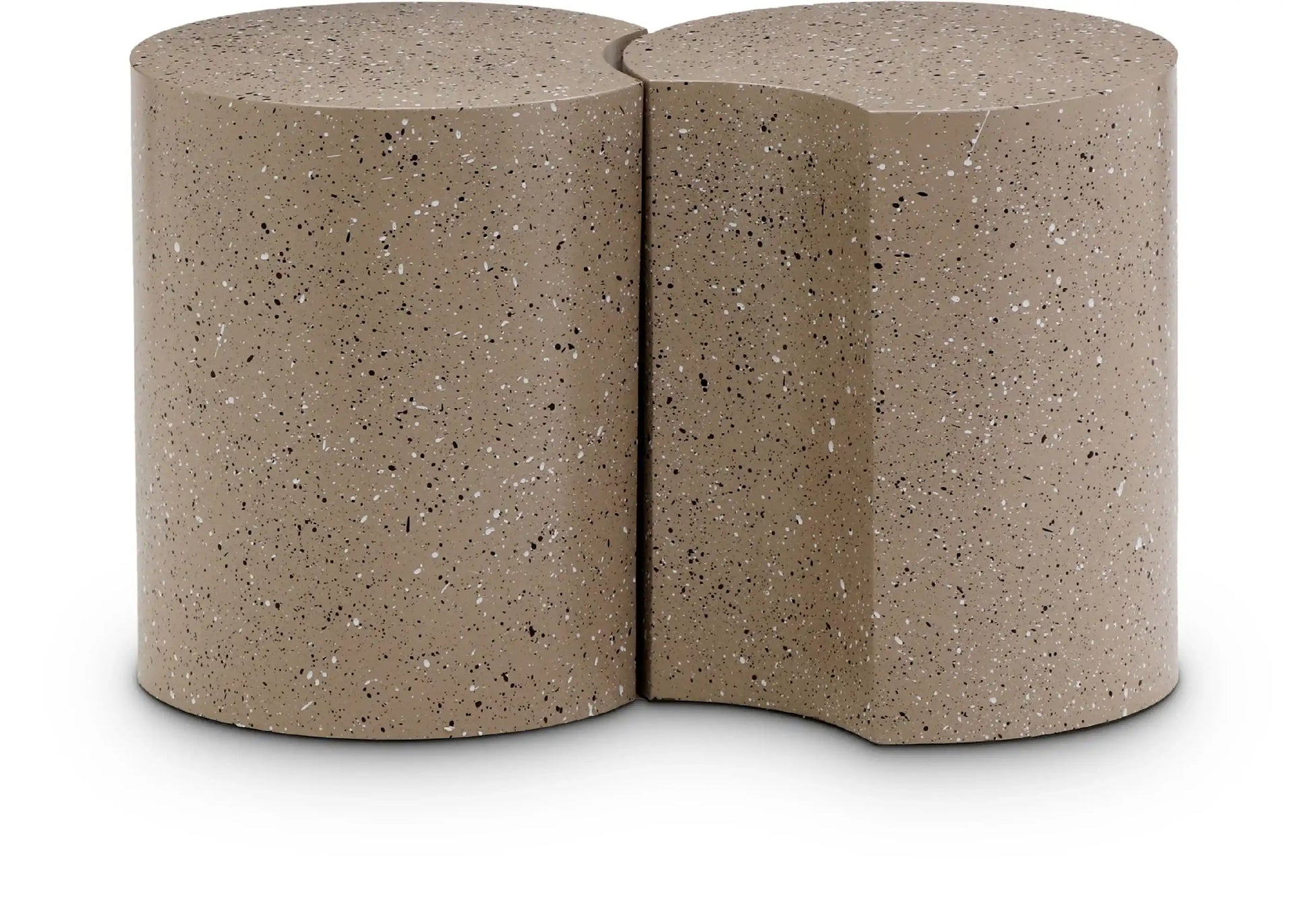 Dimple - 2 Piece Modular End Table - Terazzo Finish - Best Buy Furniture