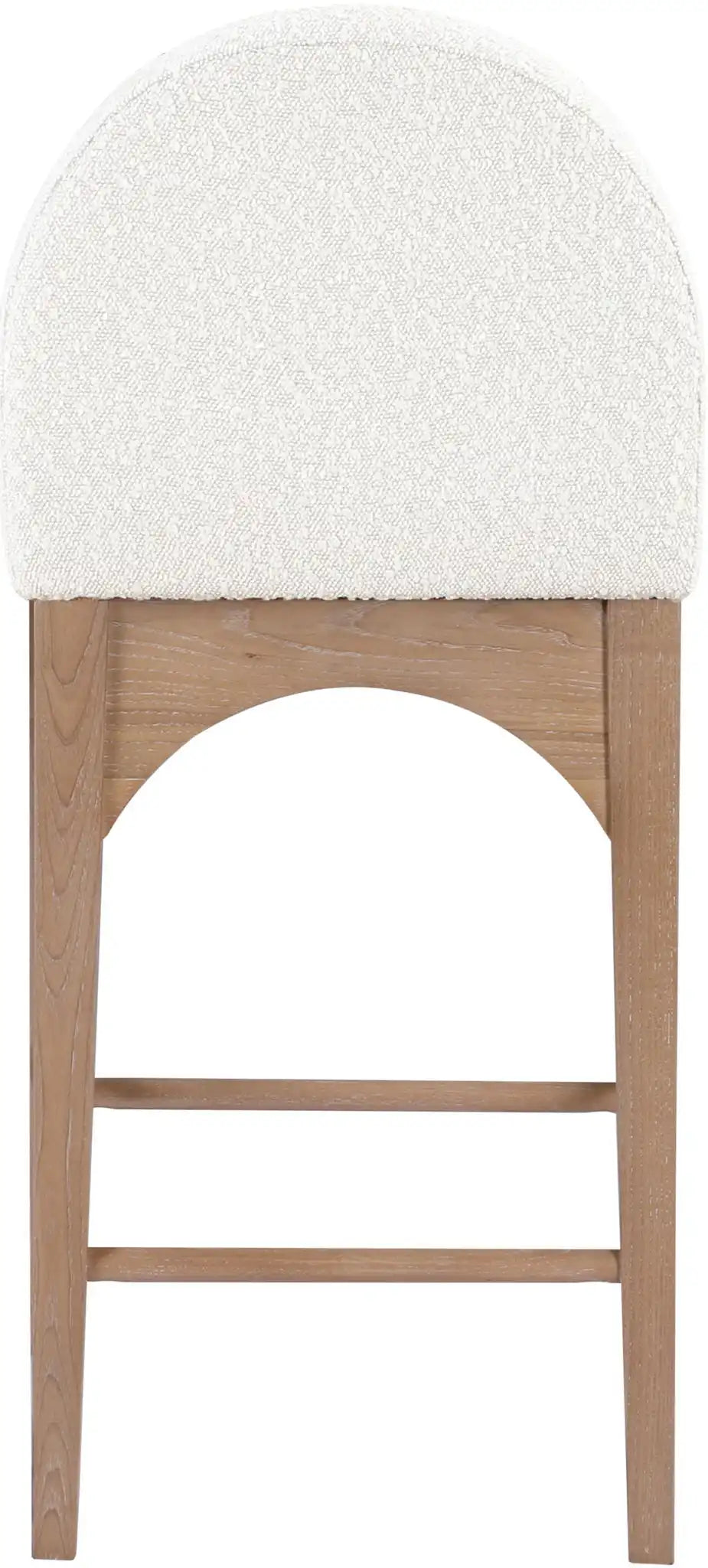 Waldorf - Boucle Stool With Natural Legs