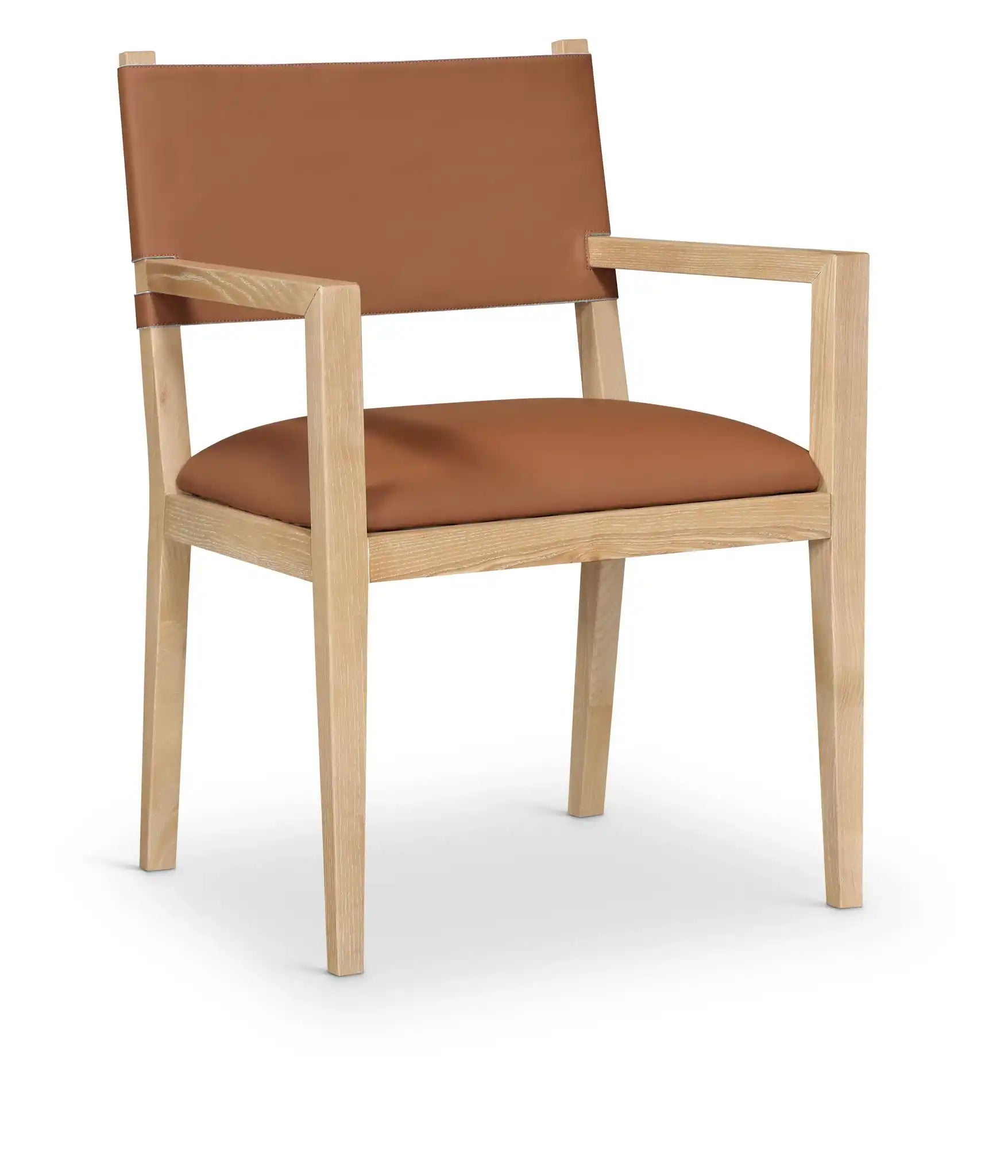 Avon - Vegan Leather Dining Arm Chair - Best Buy Furniture