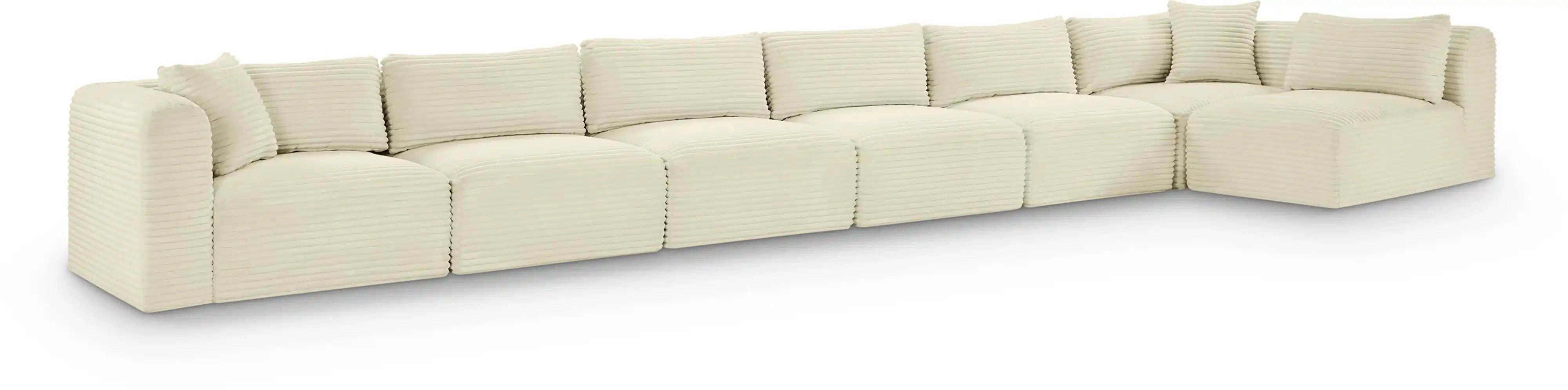 Shaggy - 7 Piece Modular Sectional - Best Buy Furniture