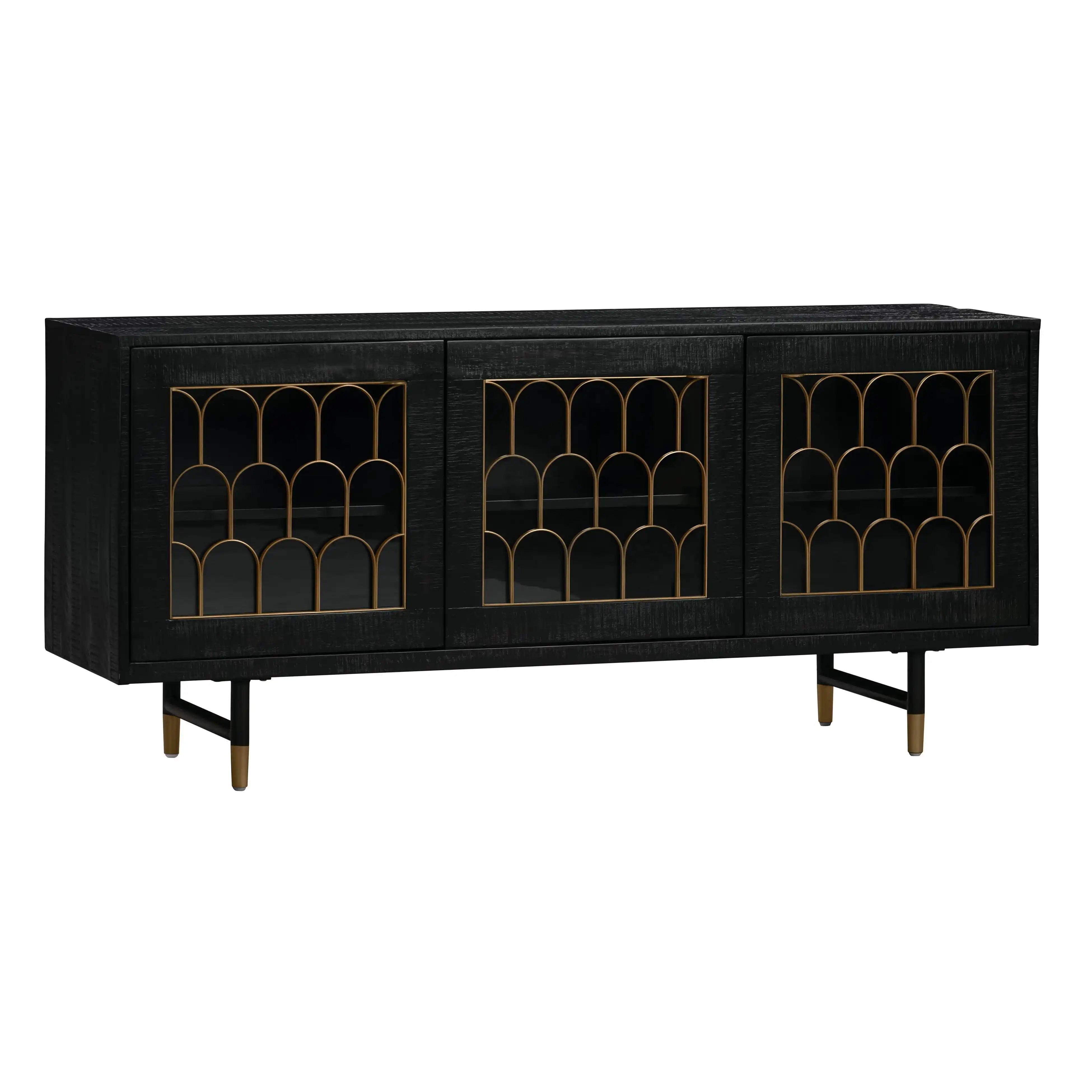 Gatsby - Wood Buffet - Black - Best Buy Furniture