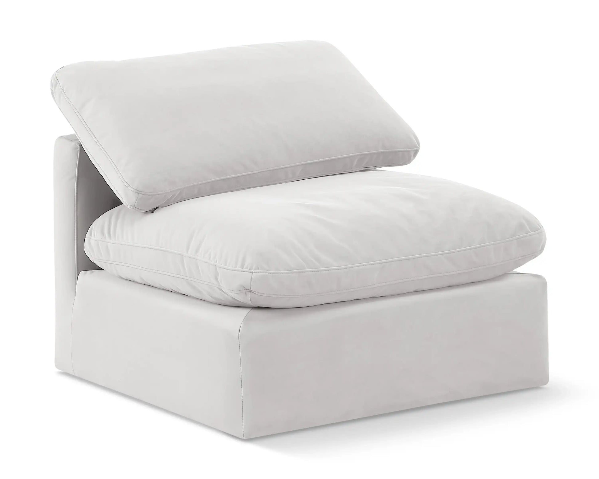Indulge - Velvet Armless Chair - Best Buy Furniture
