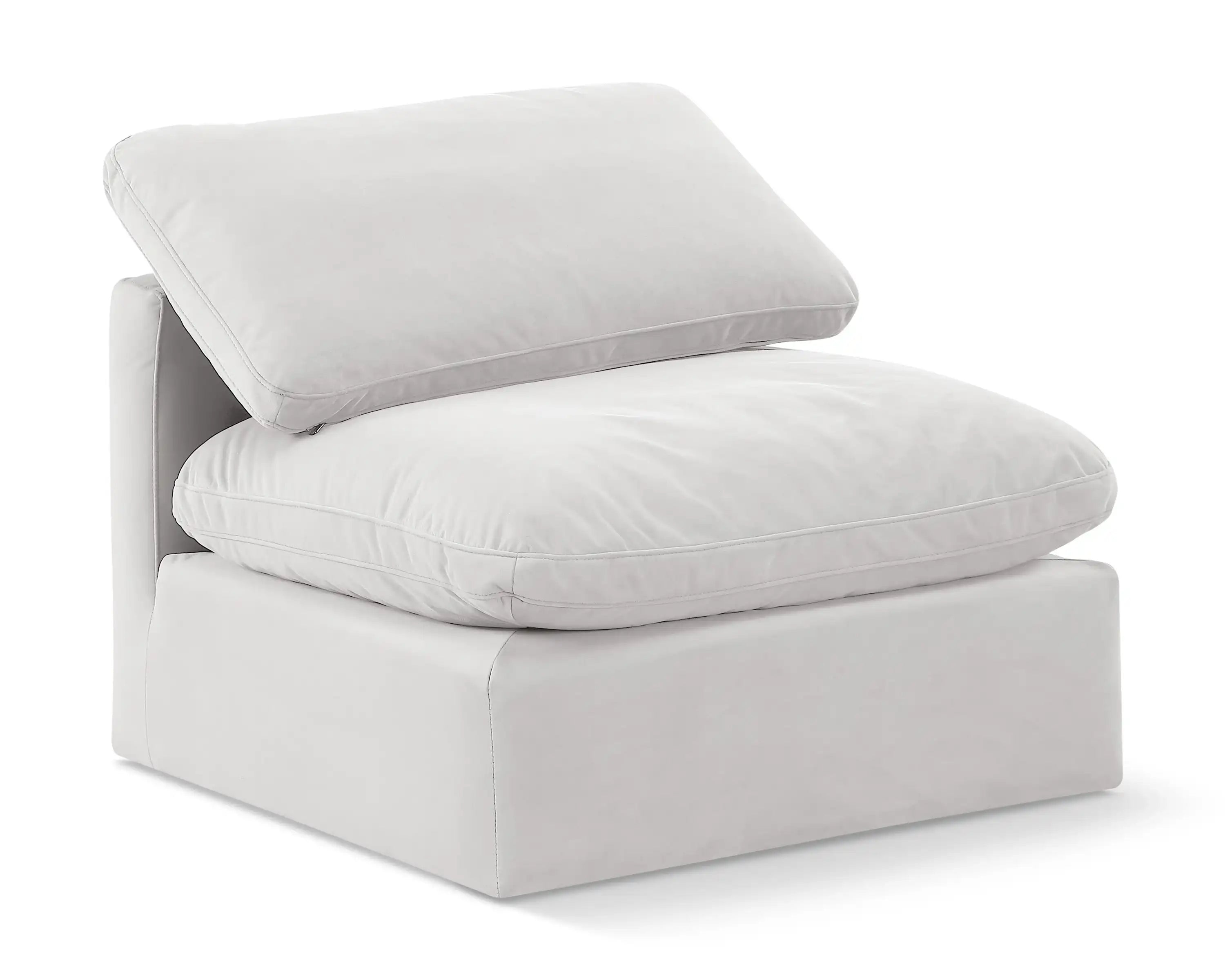 Indulge - Velvet Armless Chair - Best Buy Furniture