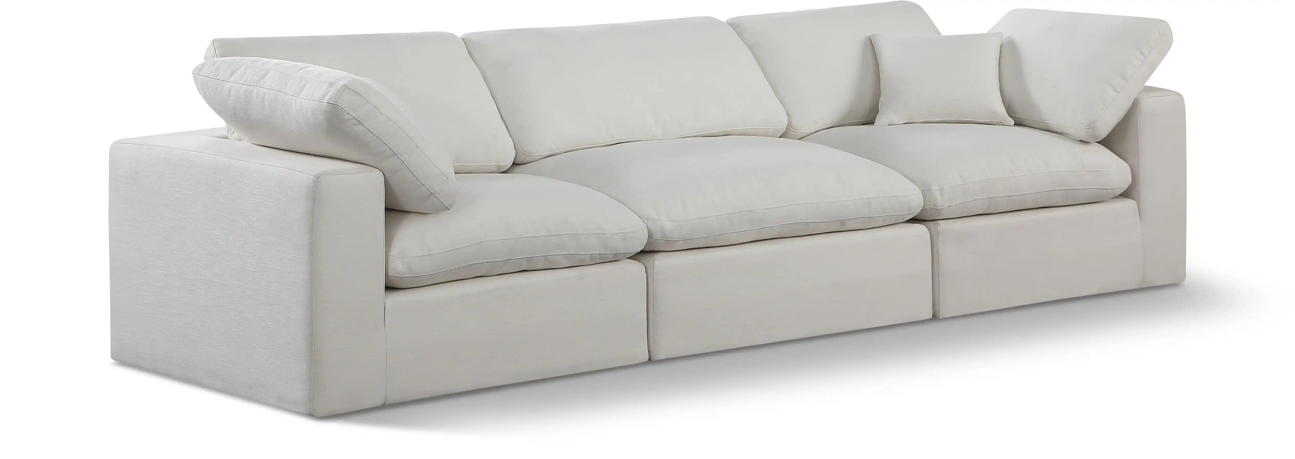Comfy - Linen Modular Sofa 3 Seats - Best Buy Furniture