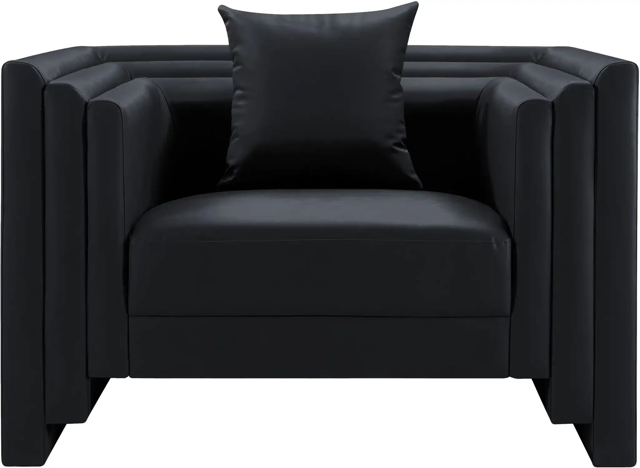 Everett - Vegan Leather Upholstered Chair