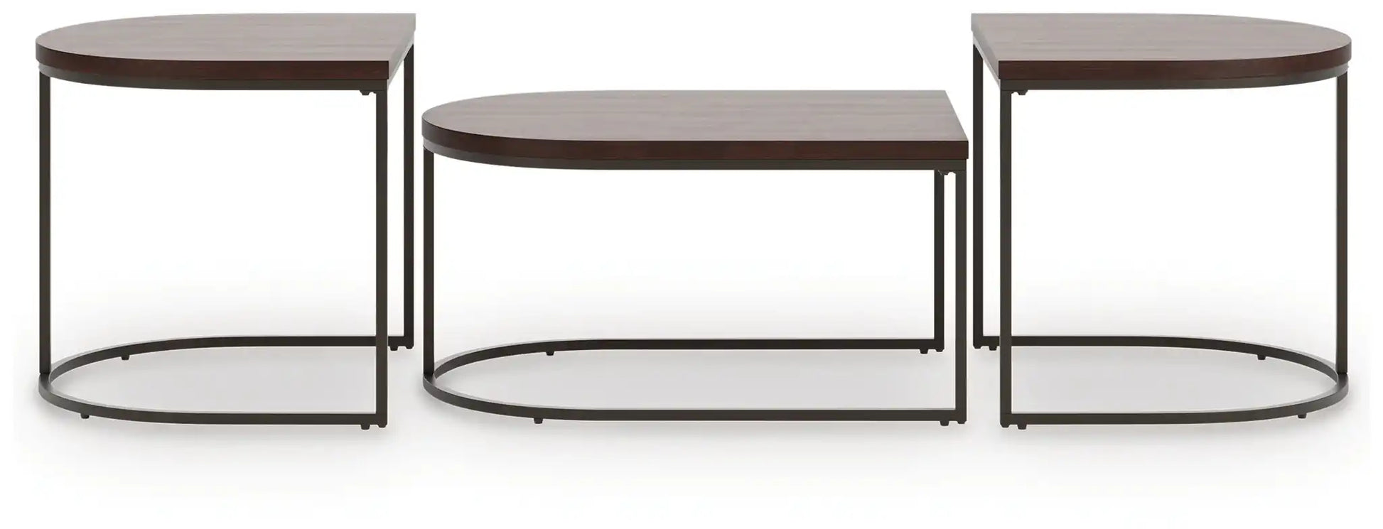 Vanmore - Occasional Table Set (Set of 3) - Dark Brown - Best Buy Furniture