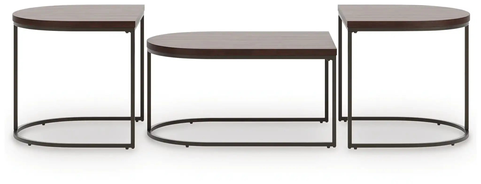 Vanmore - Occasional Table Set (Set of 3) - Dark Brown - Best Buy Furniture