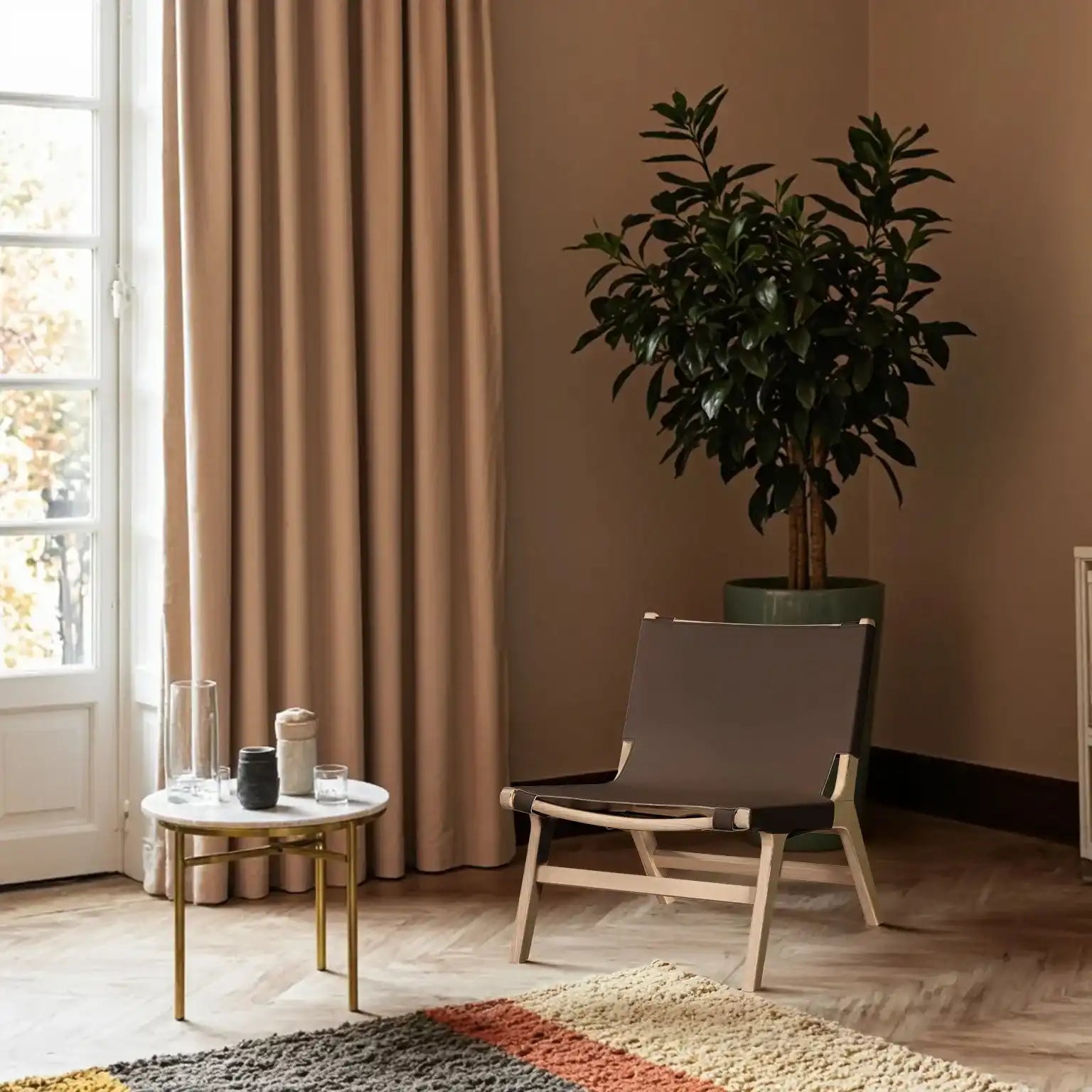Rawlins - Accent Chair - Natural Frame