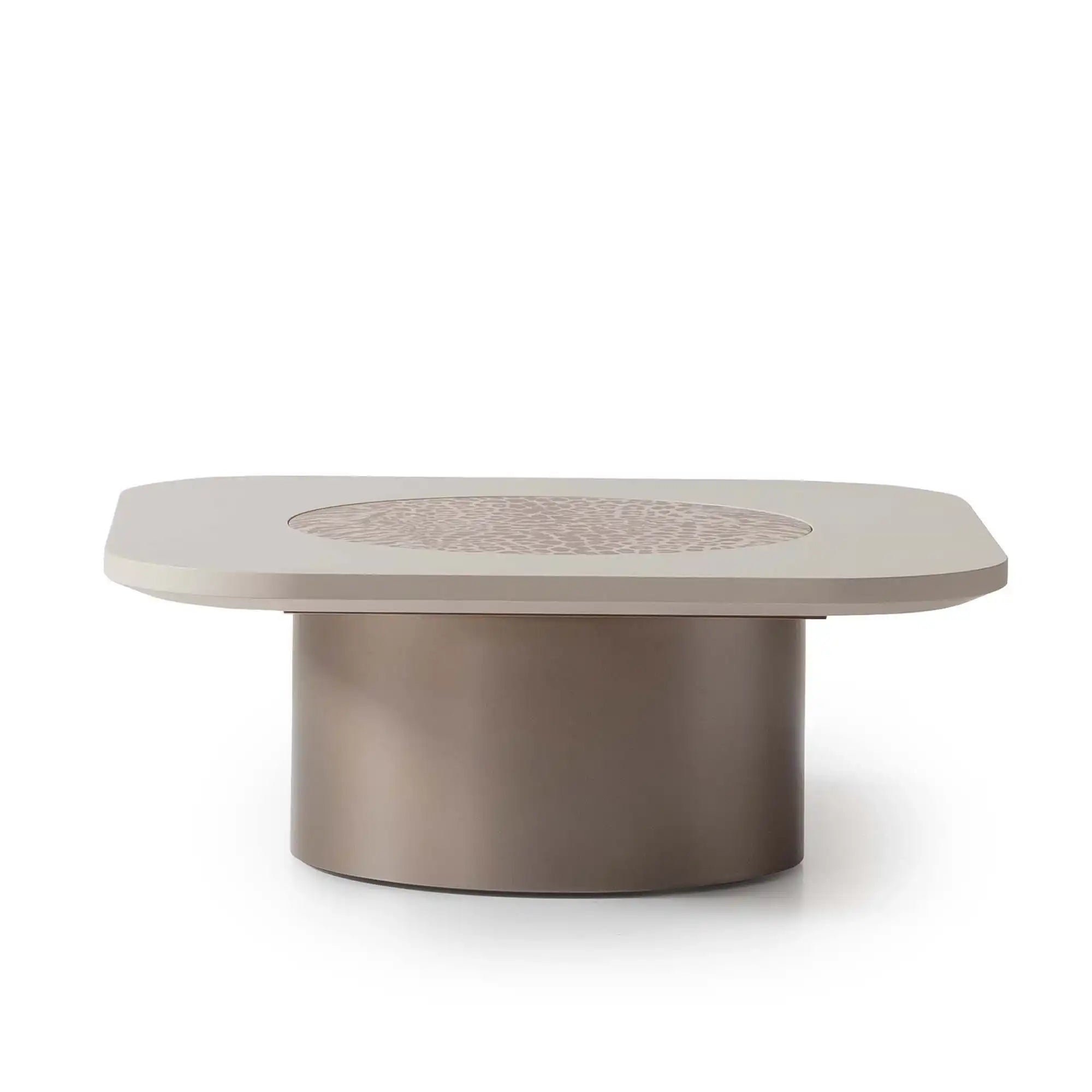 Mod Dream - Short Cocktail Table - Rich Champagne - Best Buy Furniture