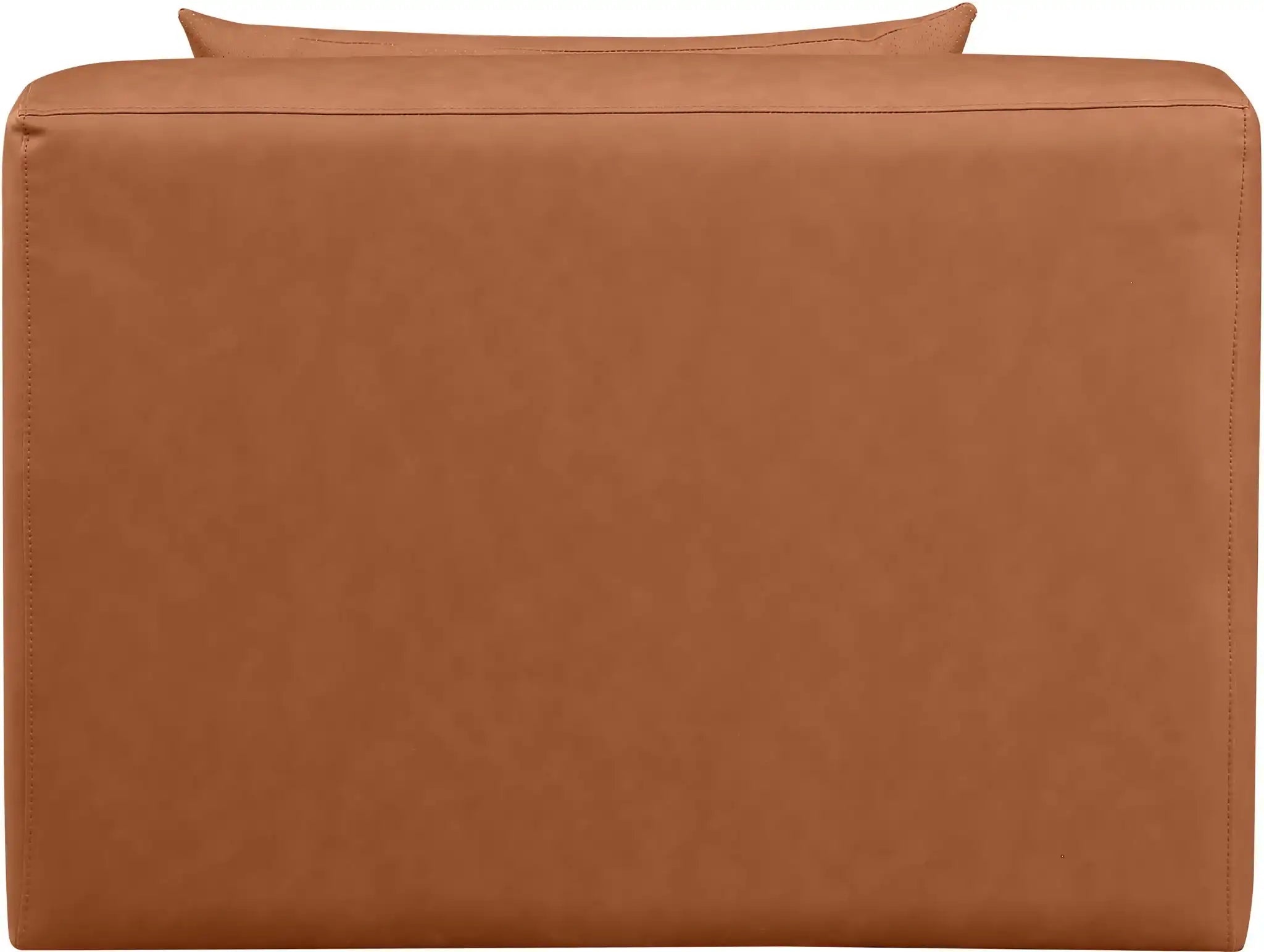 Cube - Armless Chair - Cognac