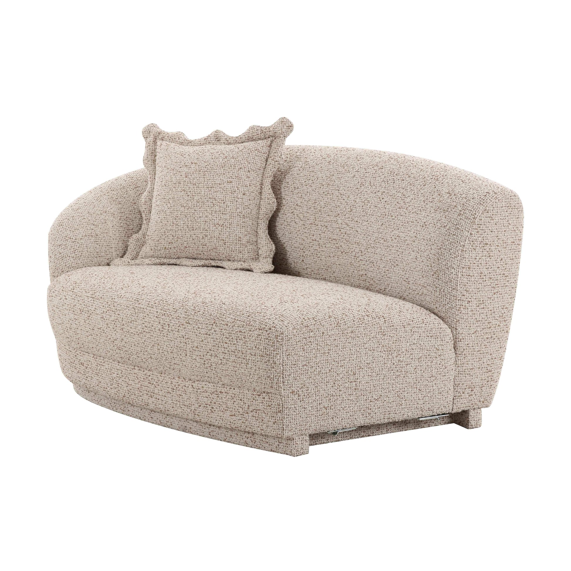 Marion - Textured Boucle Loveseat - Best Buy Furniture