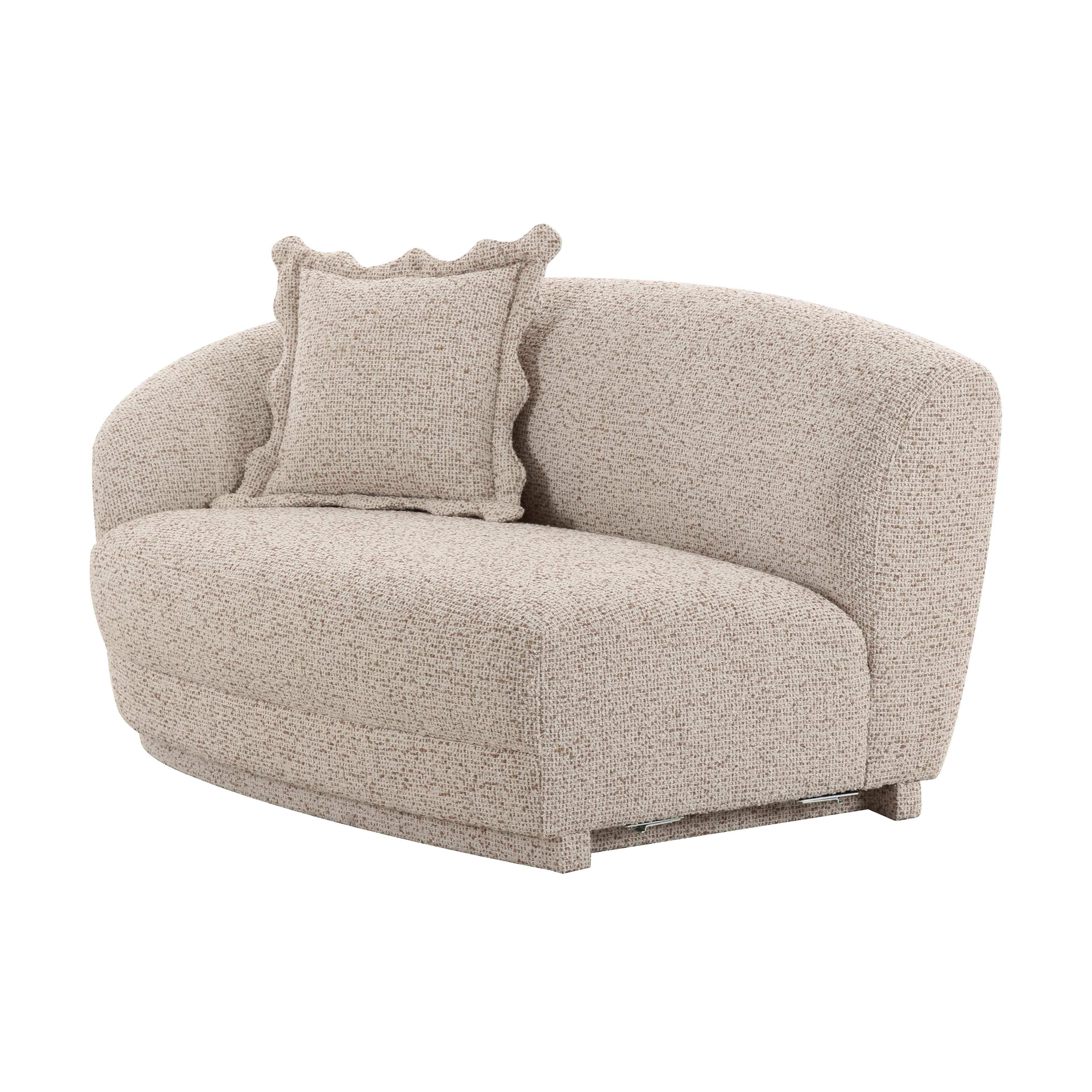 Marion - Textured Boucle Loveseat - Best Buy Furniture