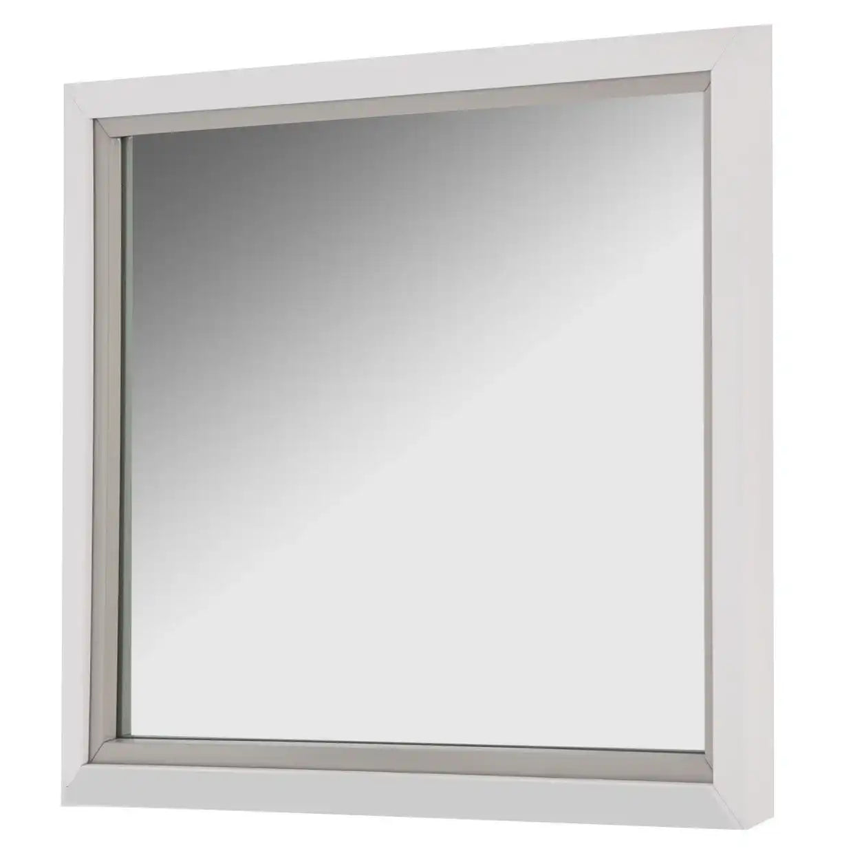 Sky Tower - Wall Mirror - Cloud White - Best Buy Furniture
