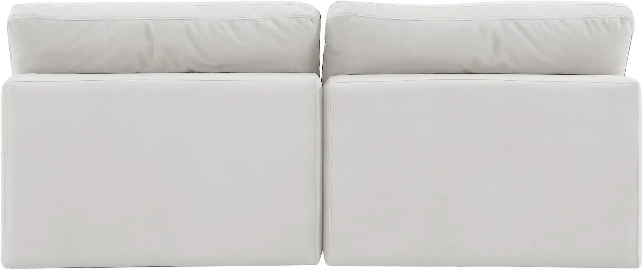 Comfy - Velvet Modular Armless Sofa 2 Seats