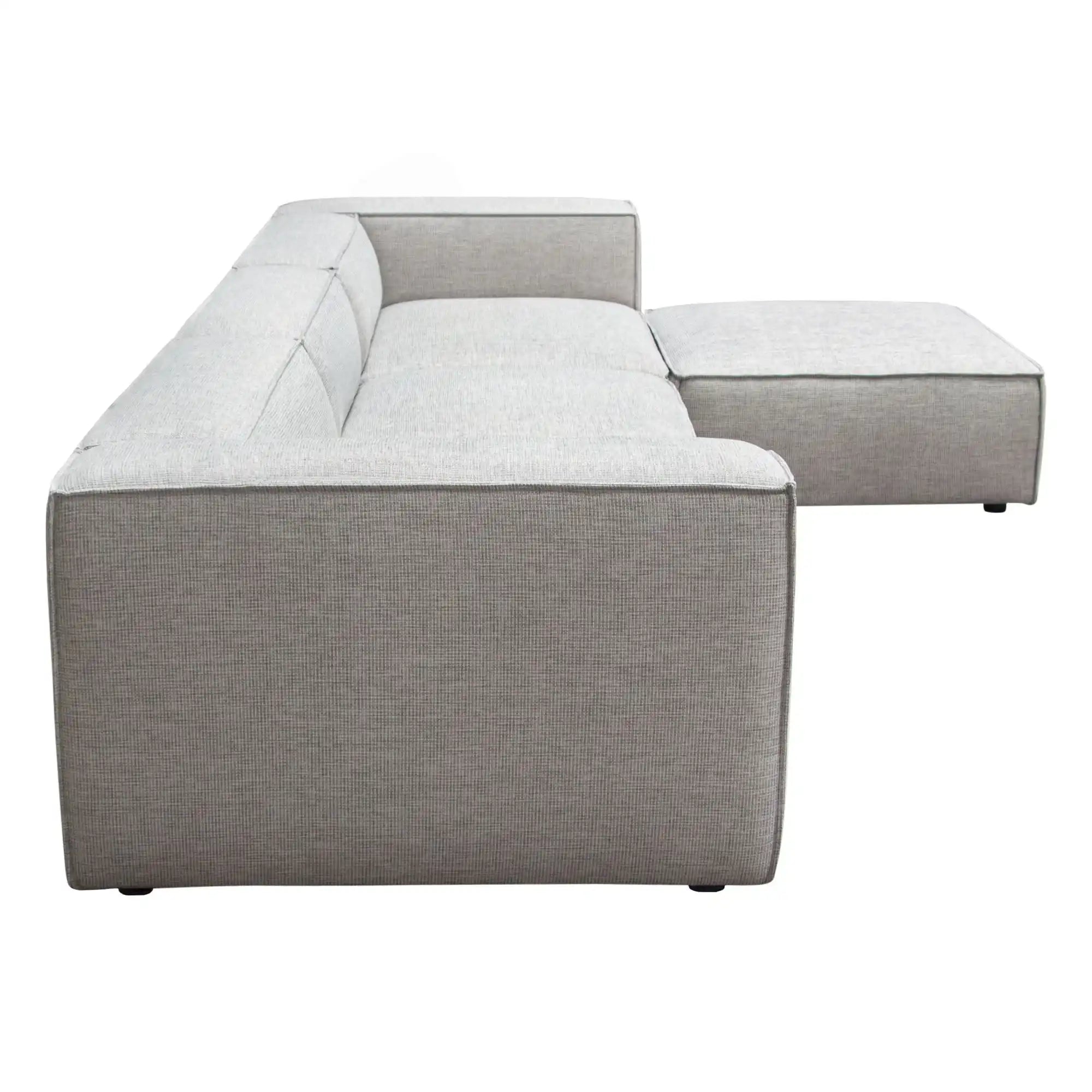 Vice Reversible 4 Piece Sectional – Barley Fabric - Best Buy Furniture