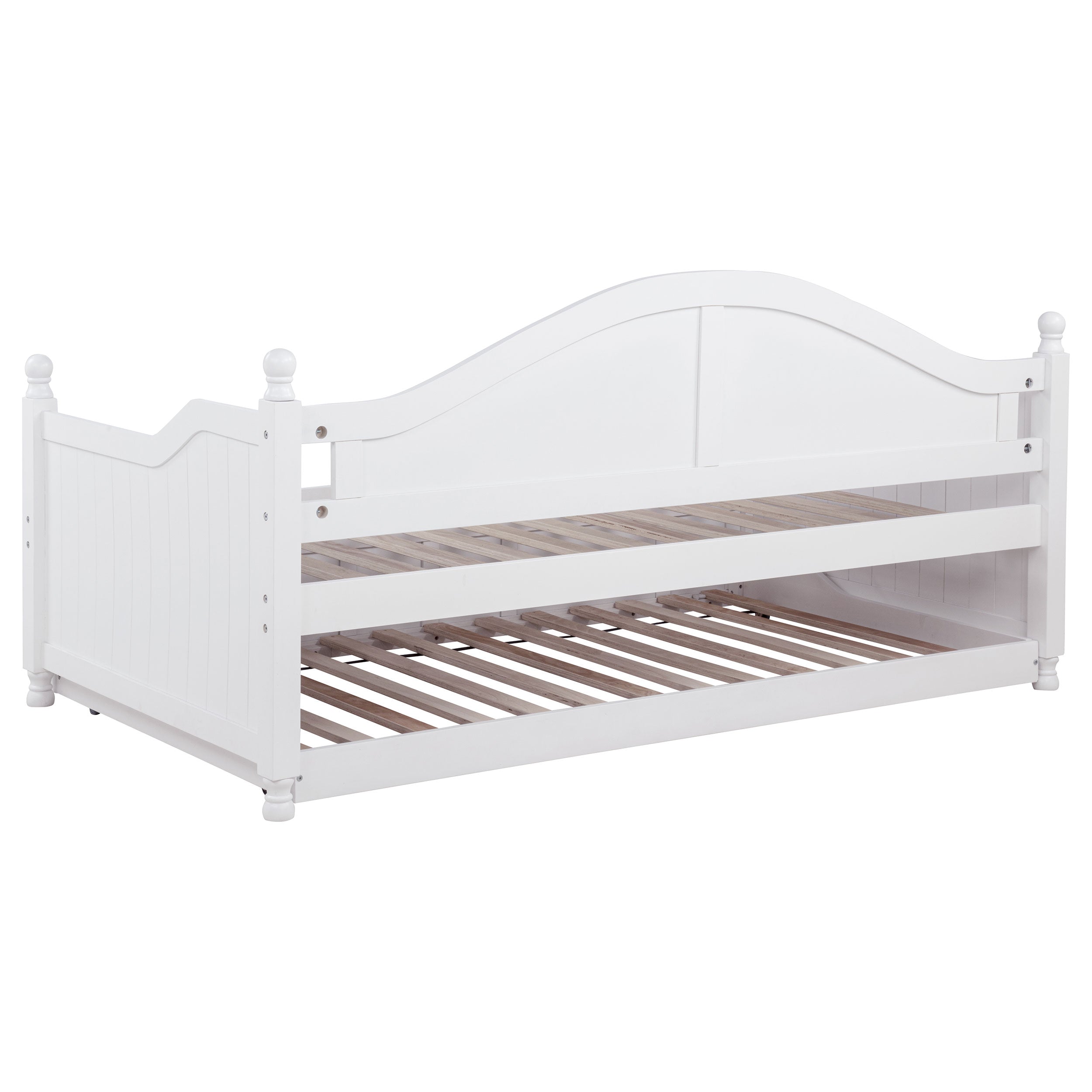 Julie Ann Wood Twin Daybed with Trundle White-CoasterElevations