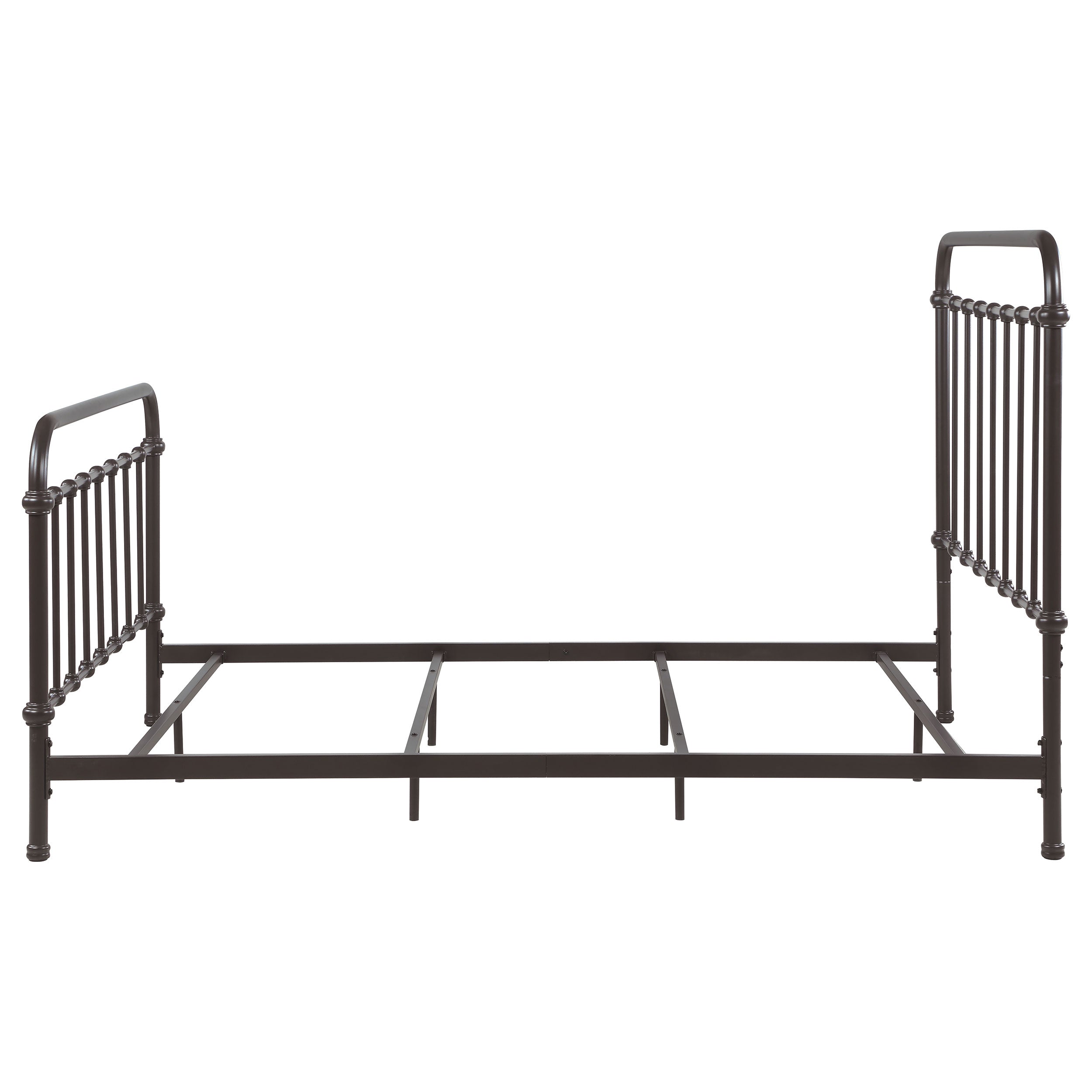 Livingston Metal Queen Open Frame Bed Dark Bronze-CoasterEssence