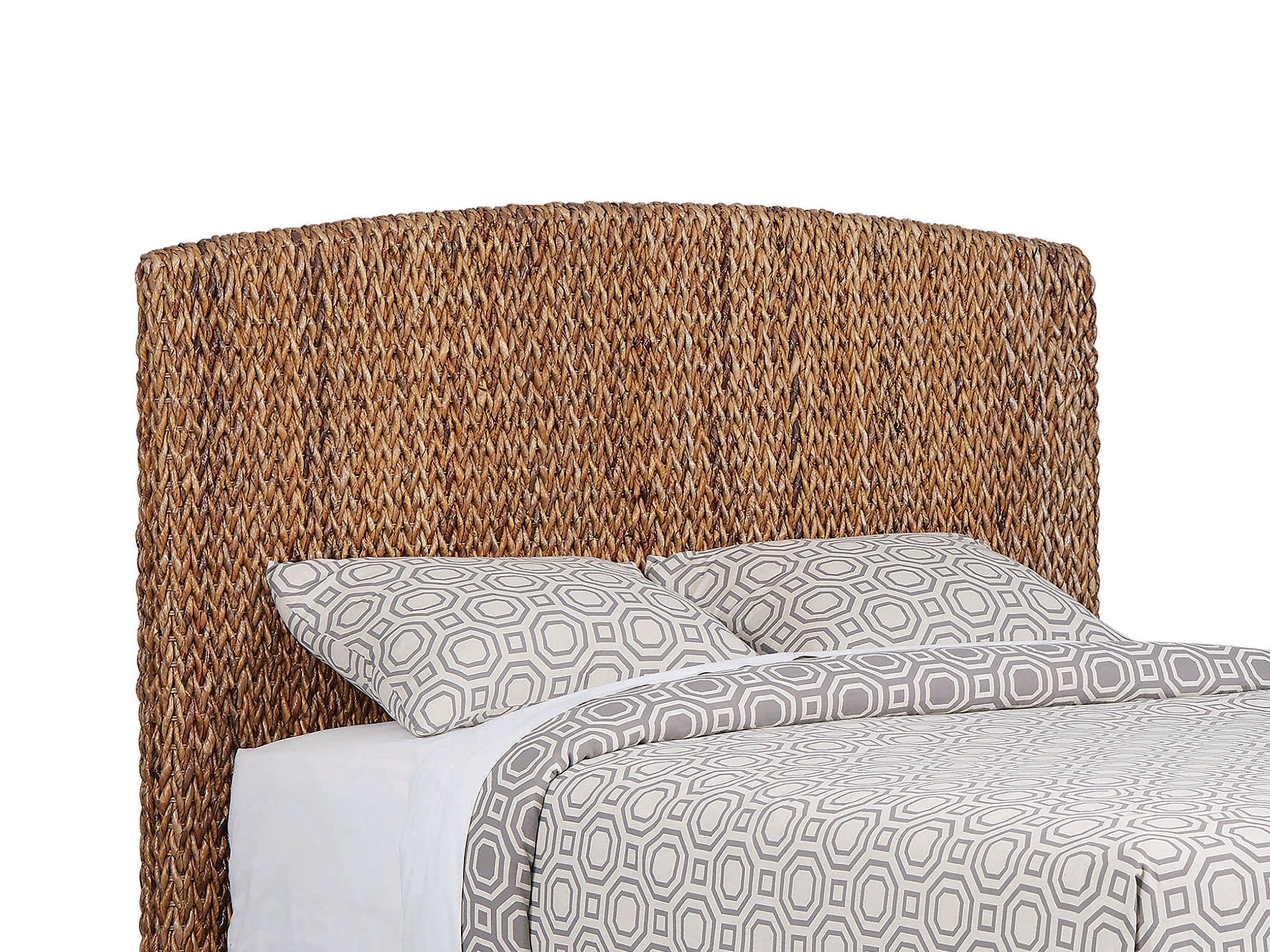 Laughton Banana Leaf Queen Panel Bed Amber-CoasterEssence