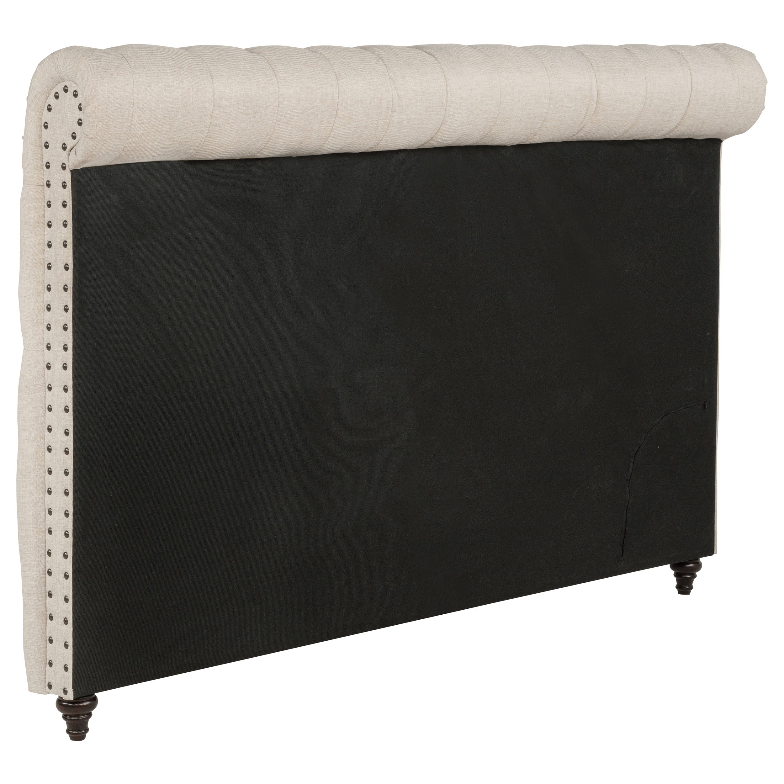 Devon 57-inch Upholstered Queen Headboard Beige-CoasterEssence