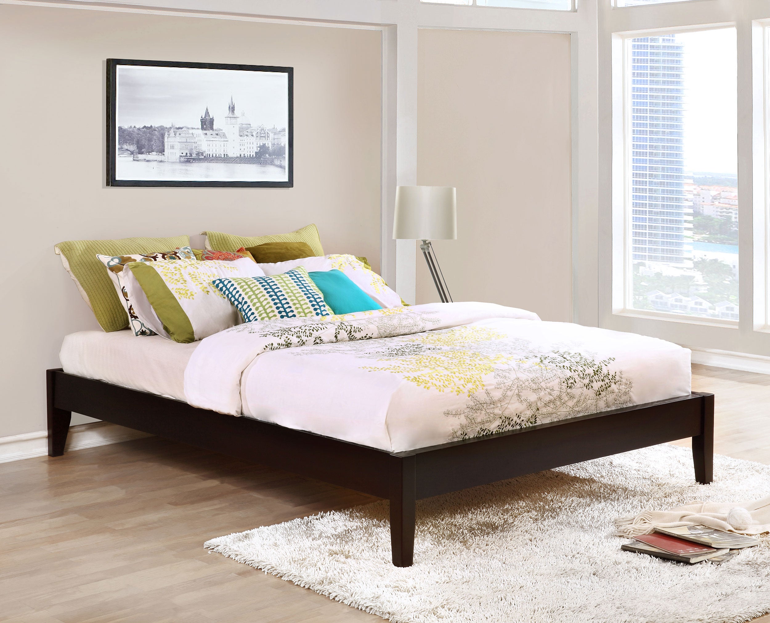 Hounslow Eastern King Universal Platform Bed Cappuccino-CoasterEssence