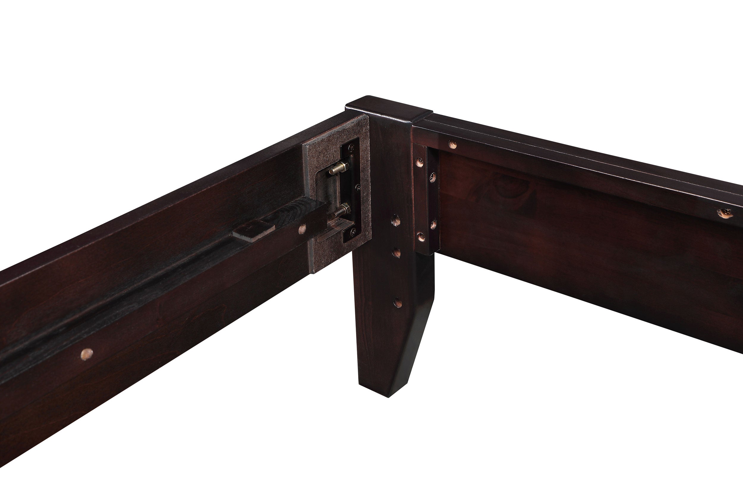 Hounslow Eastern King Universal Platform Bed Cappuccino-CoasterEssence