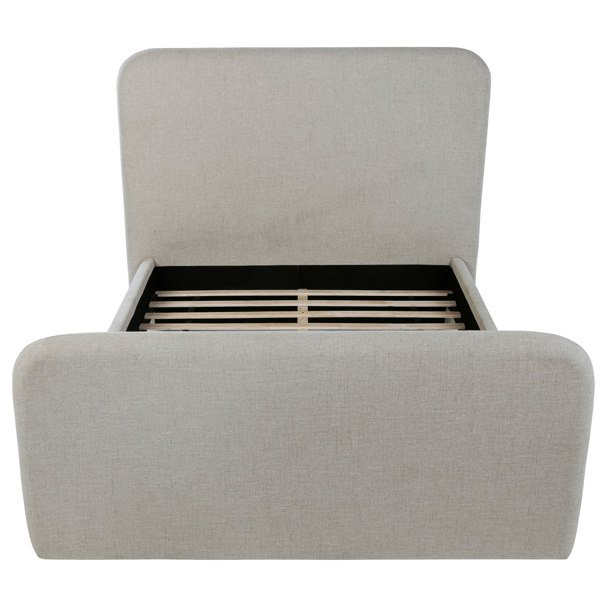 Wren Upholstered Queen Panel Bed Grey-
