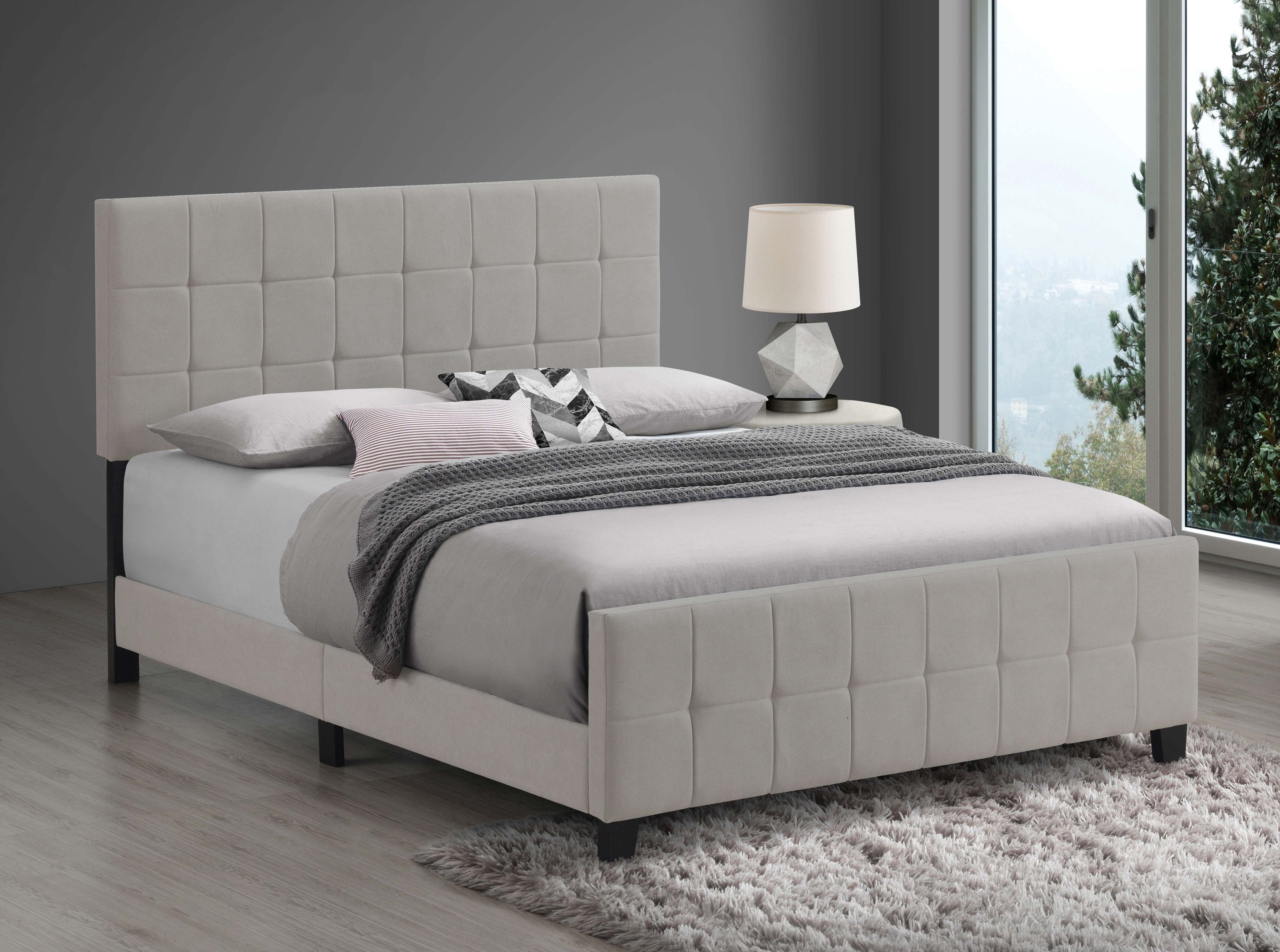 Fairfield Upholstered Queen Panel Bed Beige-CoasterEssence