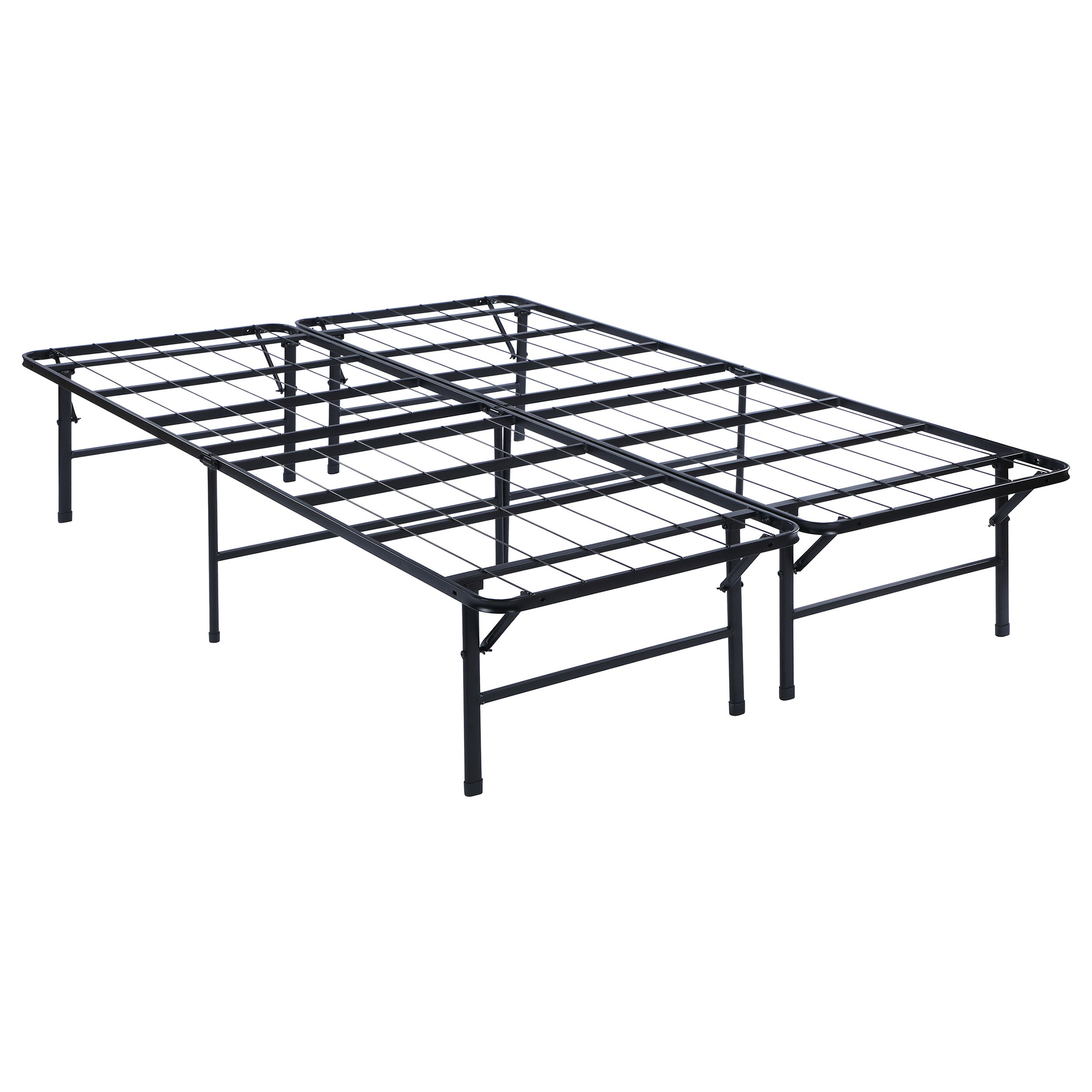 Mabel Metal Eastern King Mattress Support Platform Bed Black-CoasterEveryday
