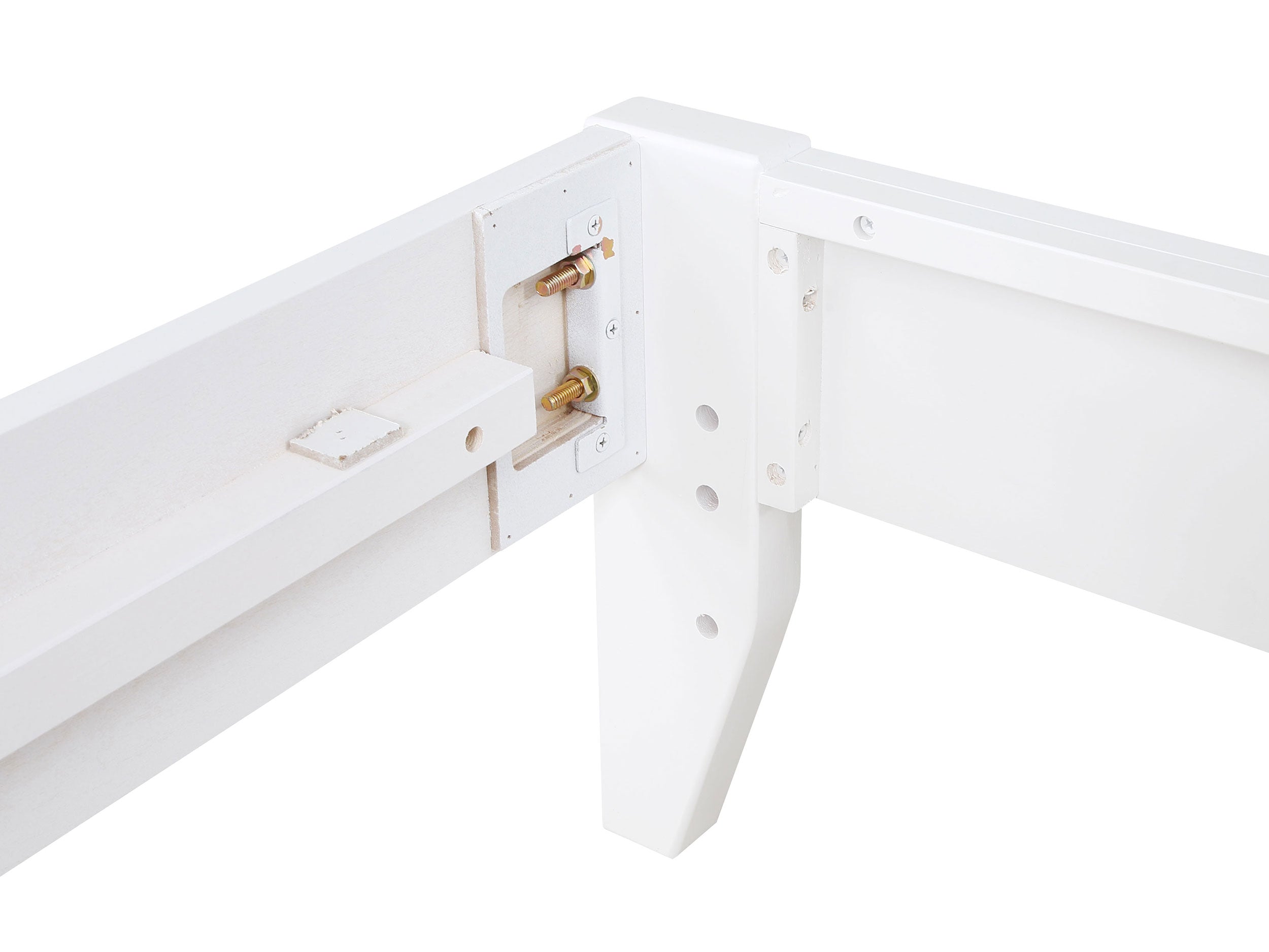 Hounslow Full Universal Platform Bed White-CoasterEveryday