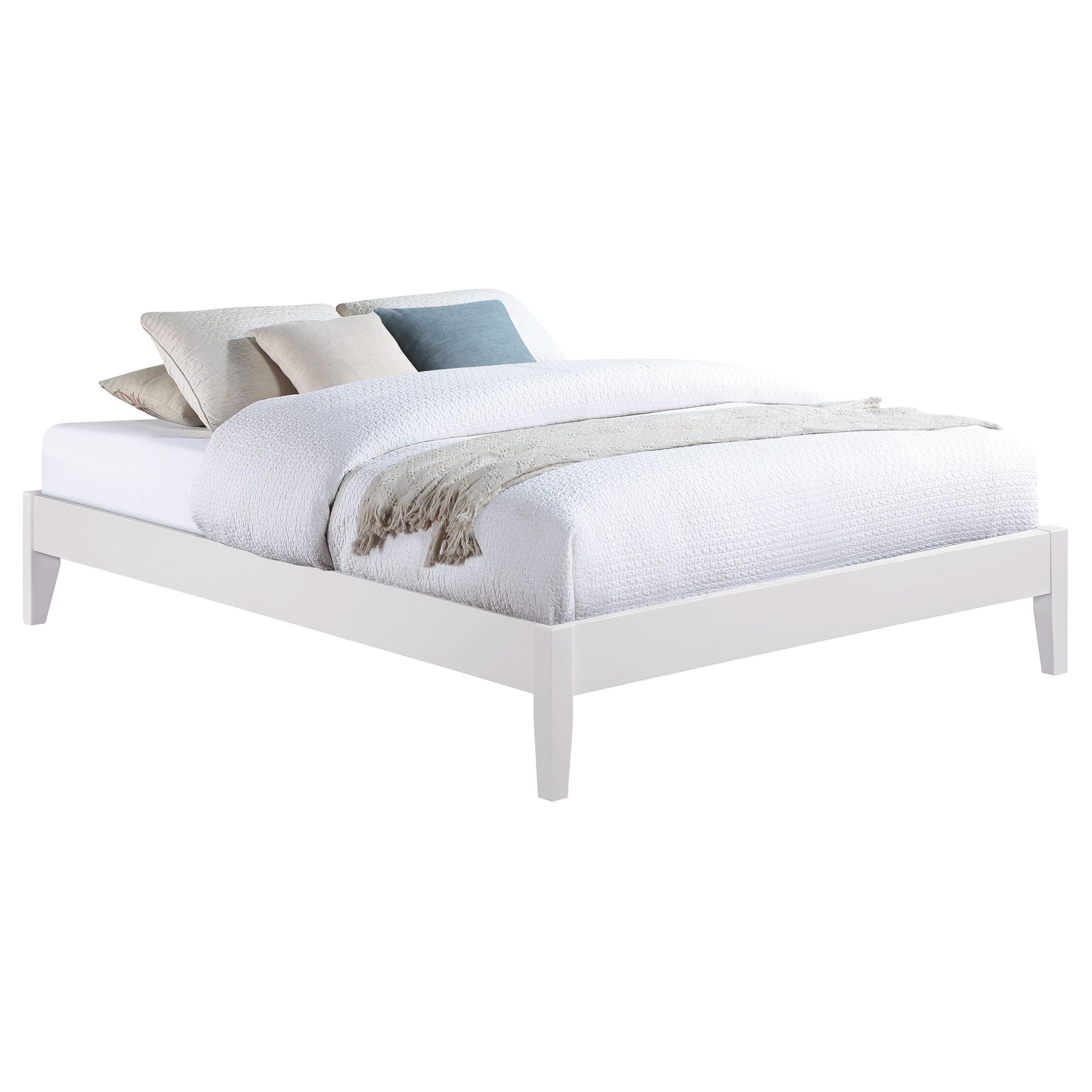 Hounslow Queen Universal Platform Bed White-CoasterEveryday
