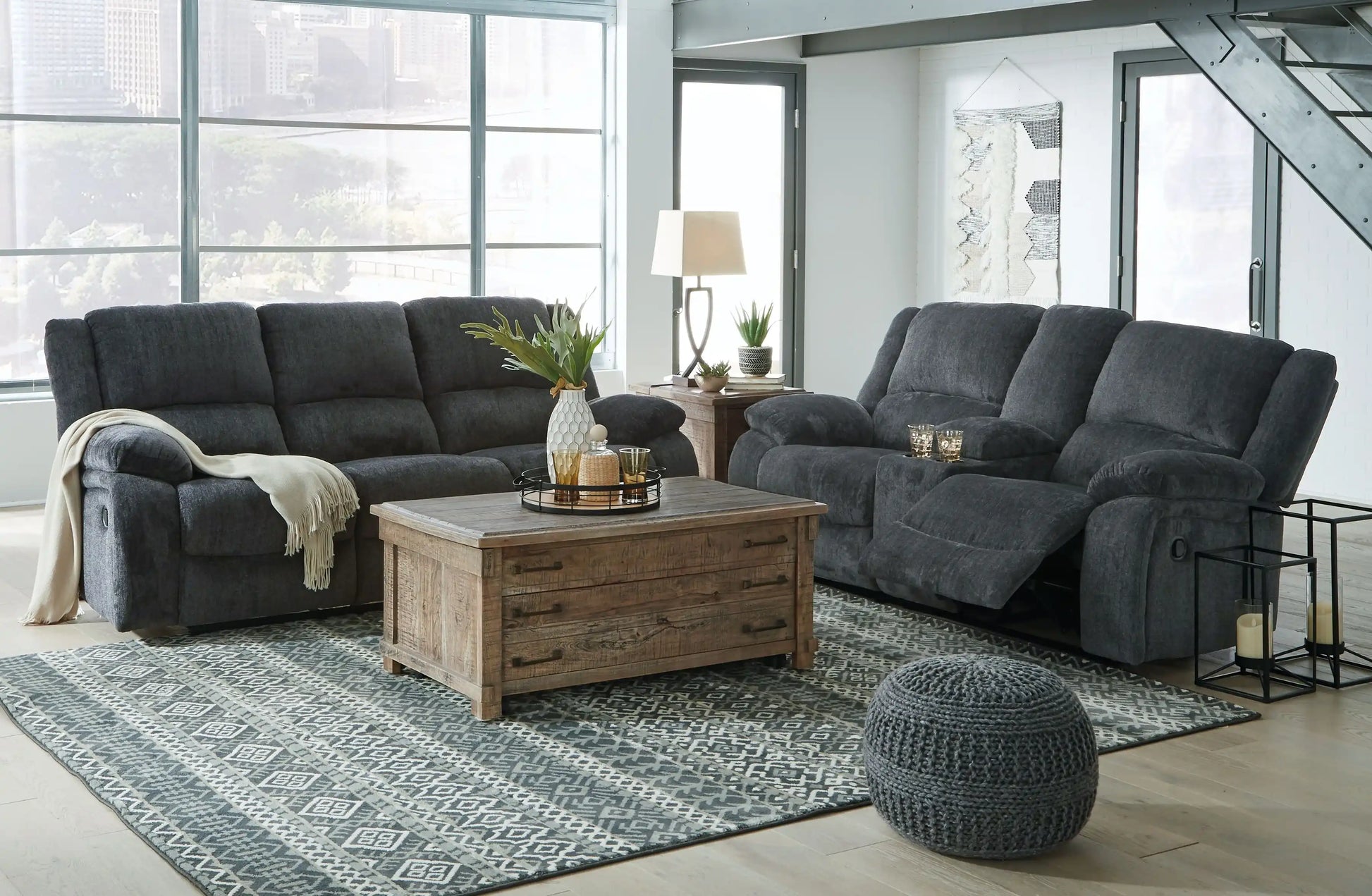 Draycoll - Reclining Living Room Set - Best Buy Furniture