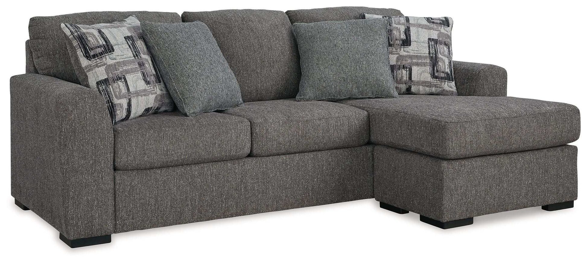 Gardiner - Sofa Chaise - Pewter - Best Buy Furniture