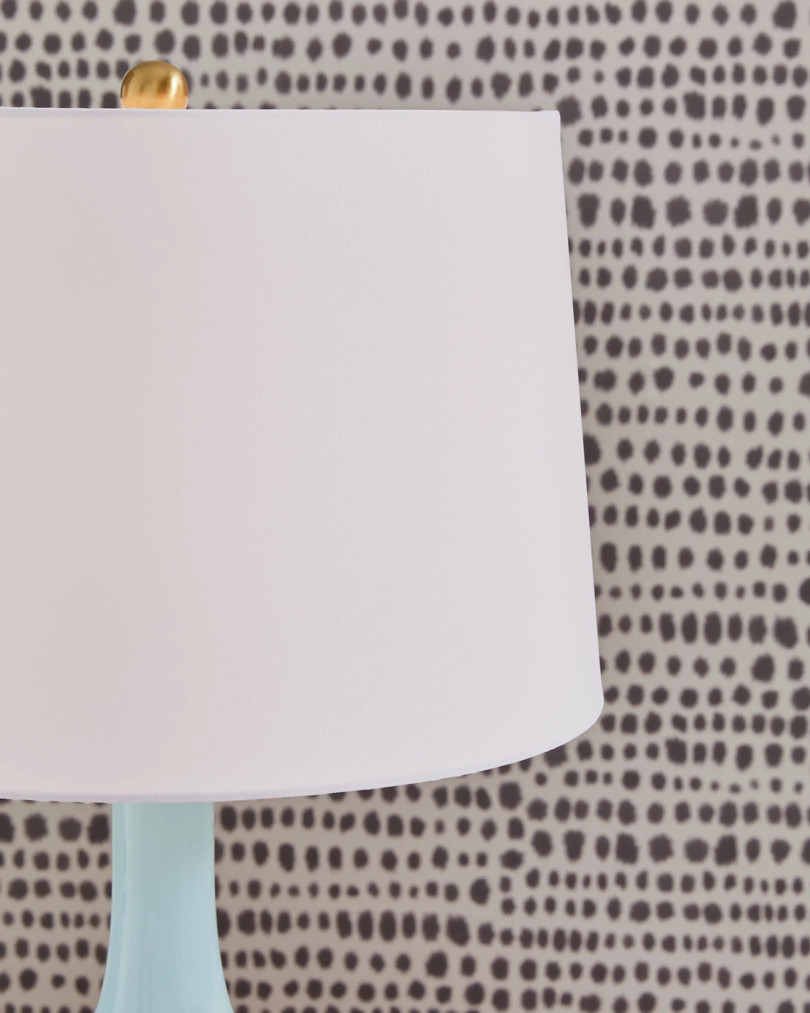 Rylanton - Glass Table Lamp - Aqua - Best Buy Furniture