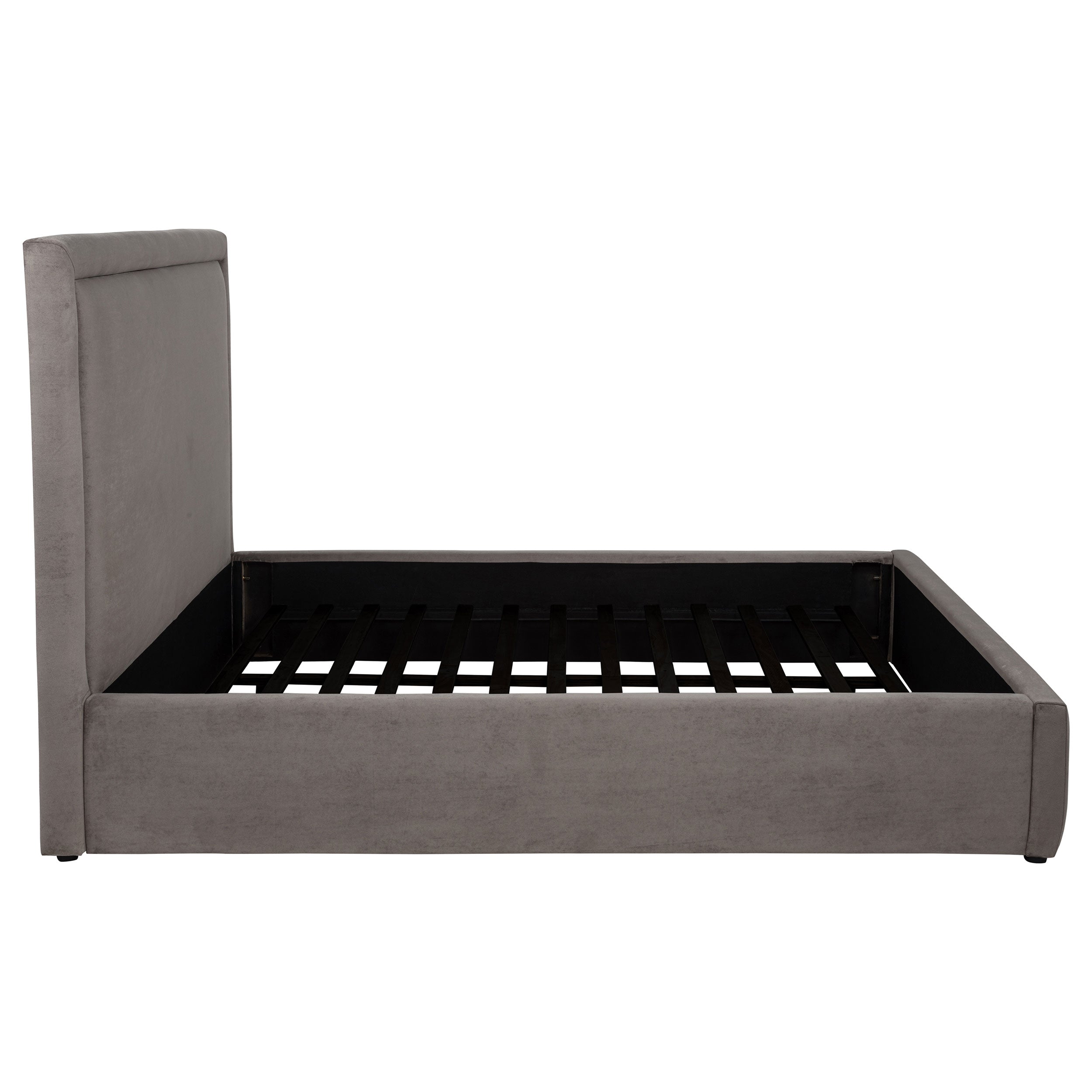 Lawson 54-inch Upholstered Queen Platform Bed Mushroom-