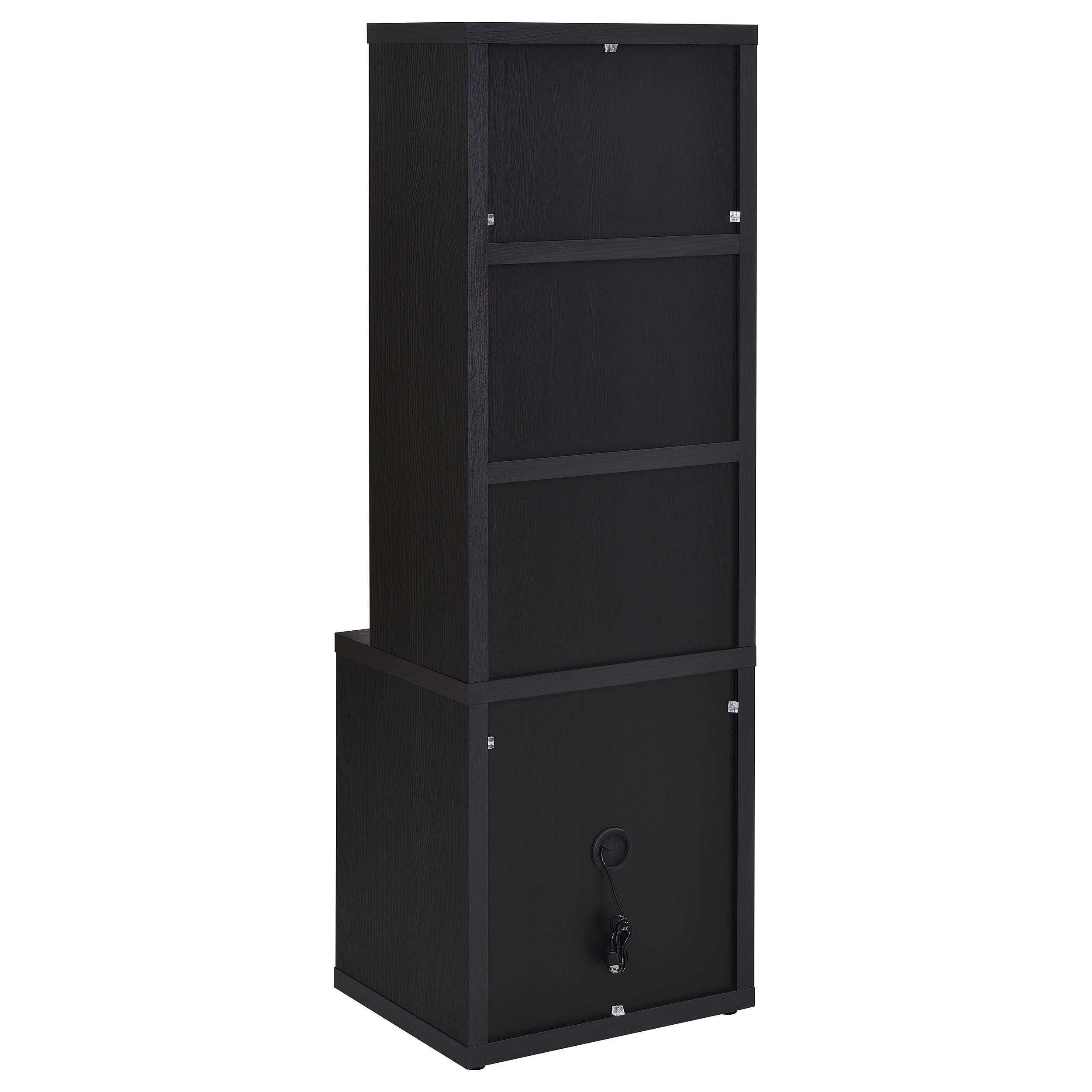 Westpark 3-piece Queen Bedroom Set Bookcase Headboard Black-