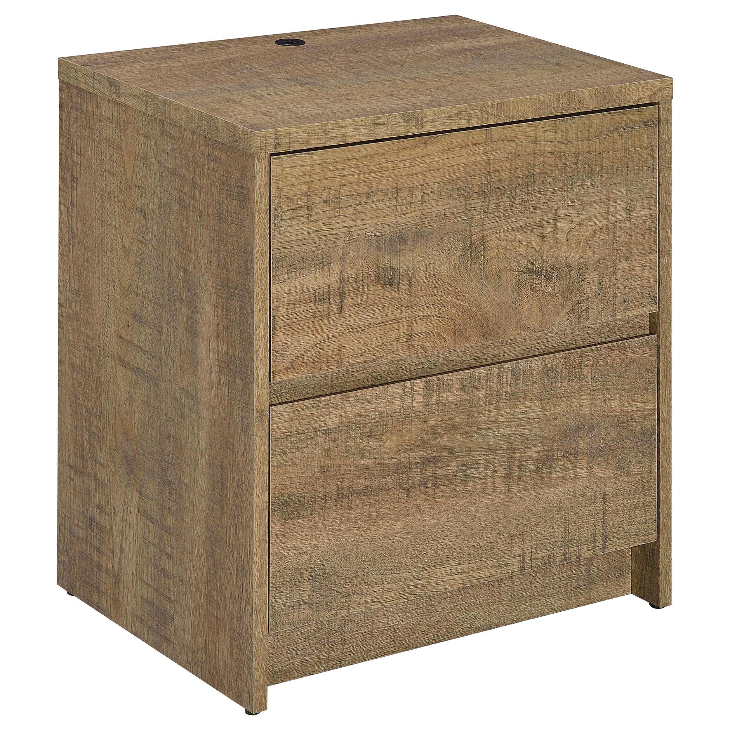 Westpark 2-drawer Nightstand LED Lights and USB Mango-