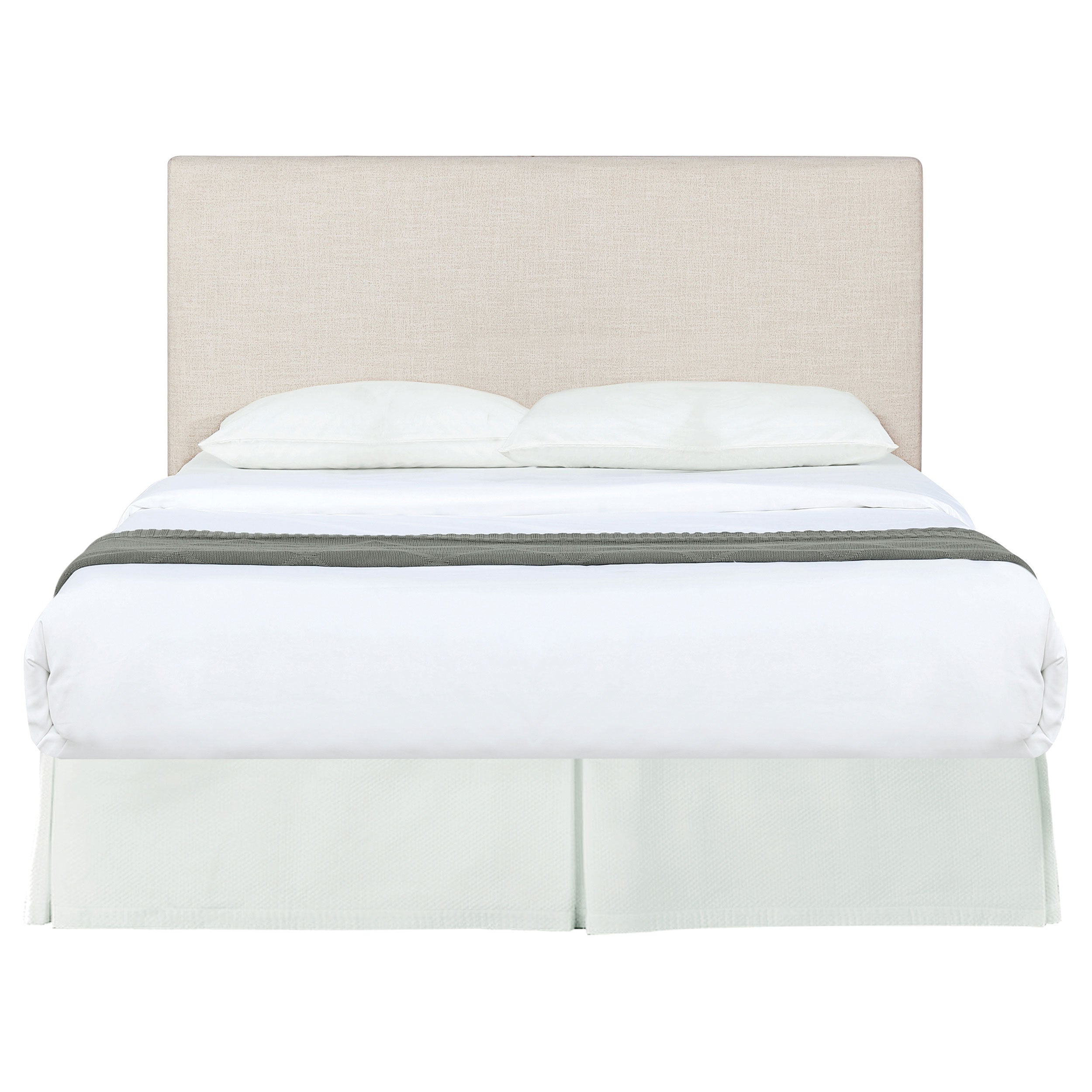 Pirro Upholstered Queen or Full Panel Headboard Sand-CoasterEveryday