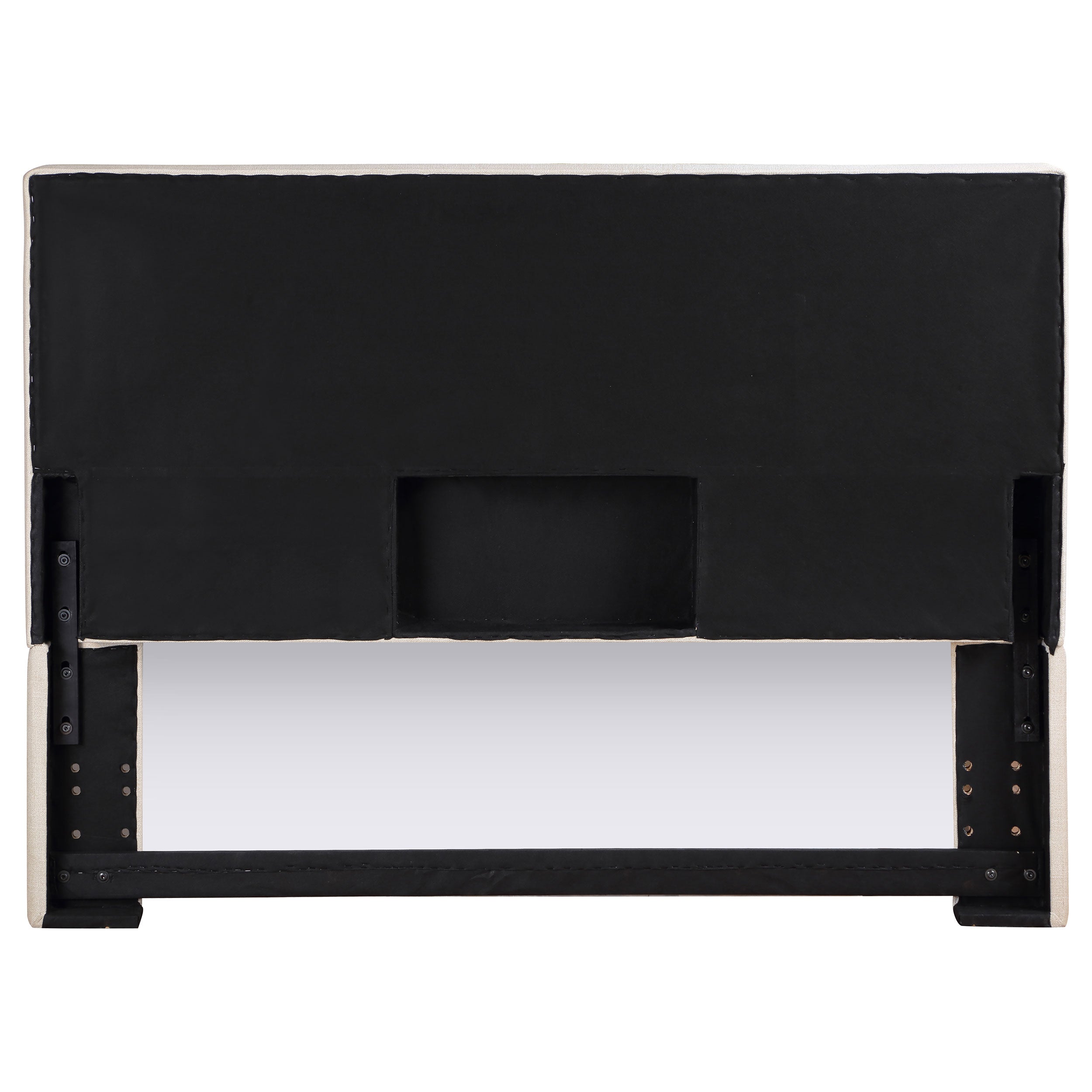 Pirro Upholstered Queen or Full Panel Headboard Sand-CoasterEveryday