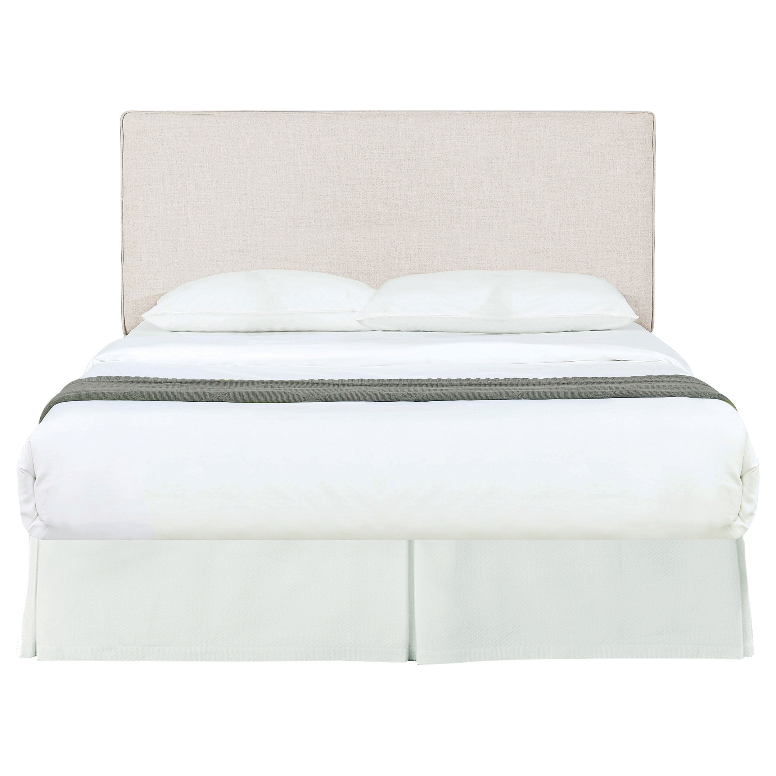Kosmo Upholstered Queen or Full Panel Headboard Sand-CoasterEveryday