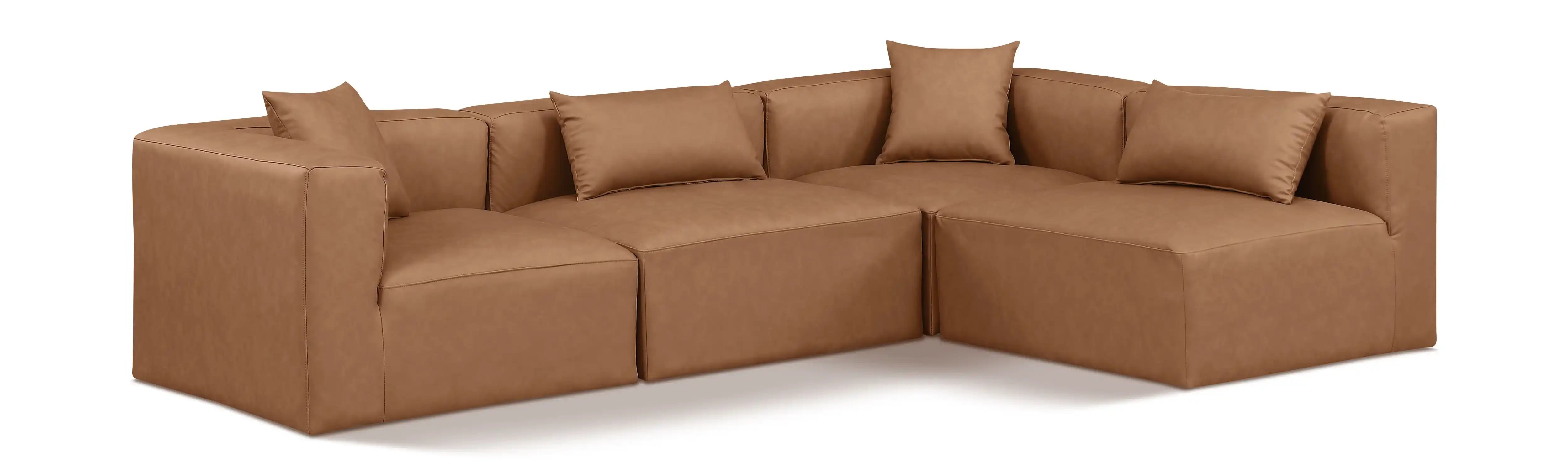 Cube - 4 Piece Modular Corner Sectional - Best Buy Furniture