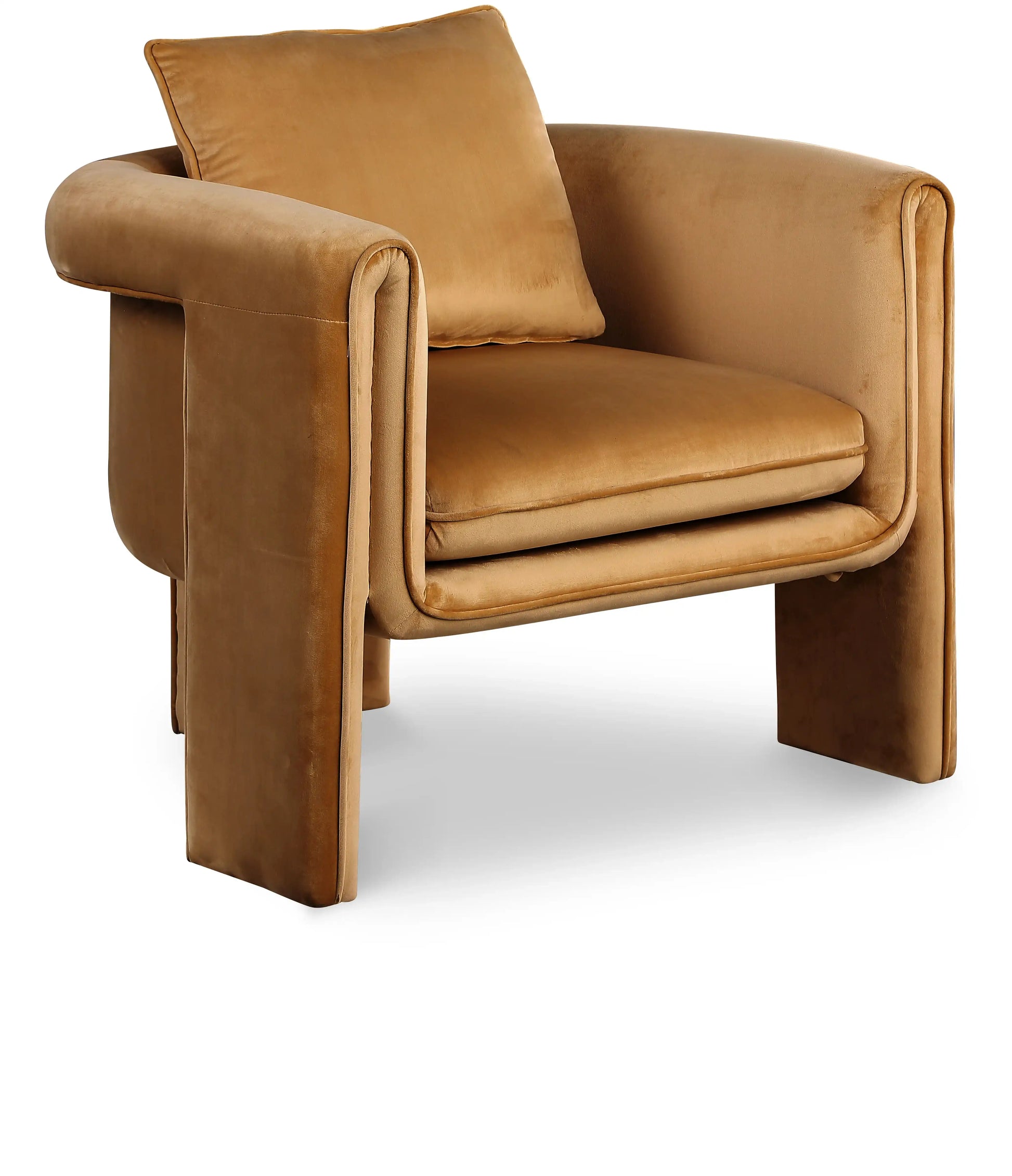 Sloan - Accent Chair - Saddle - Best Buy Furniture