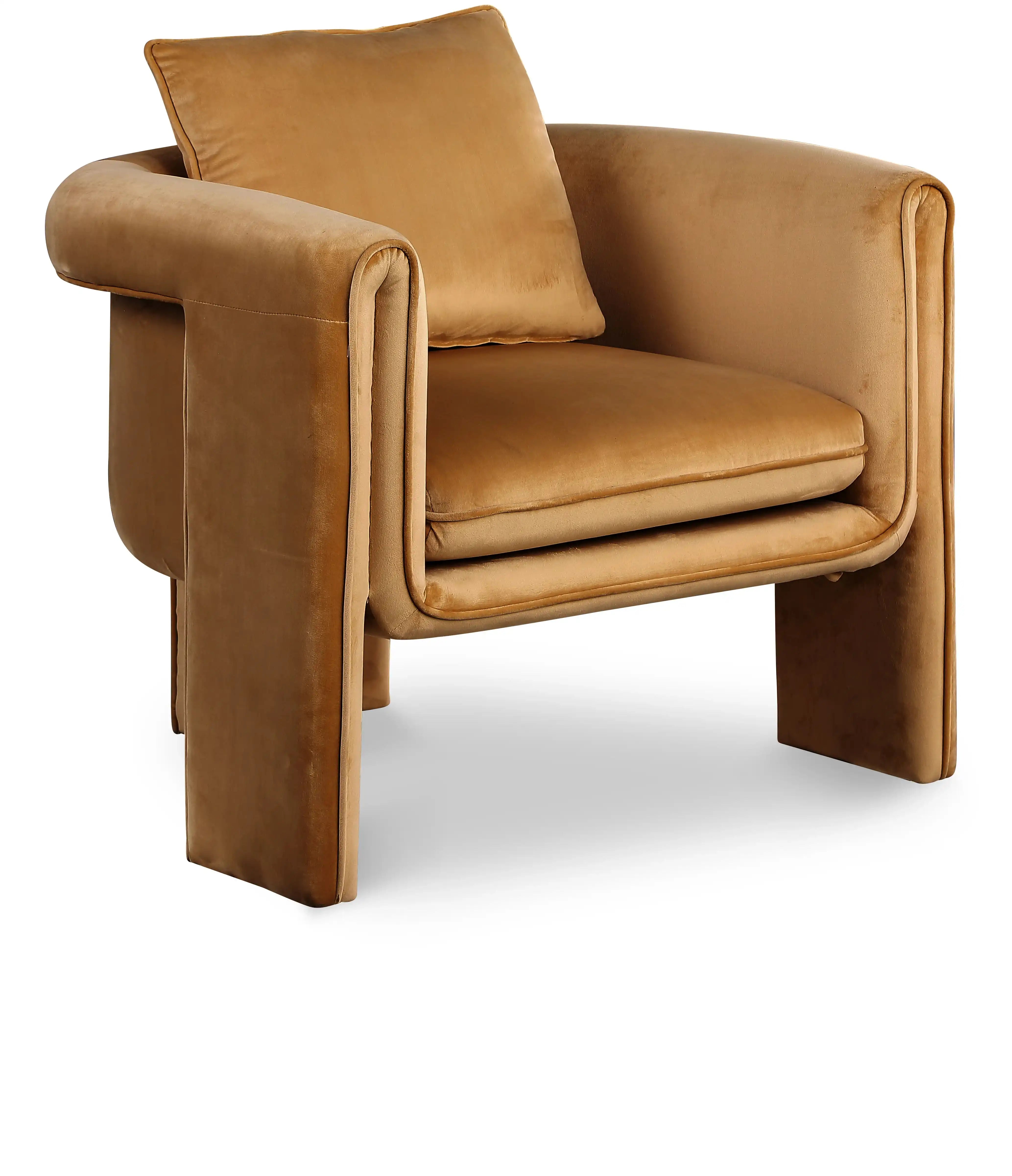 Sloan - Accent Chair - Saddle - Best Buy Furniture