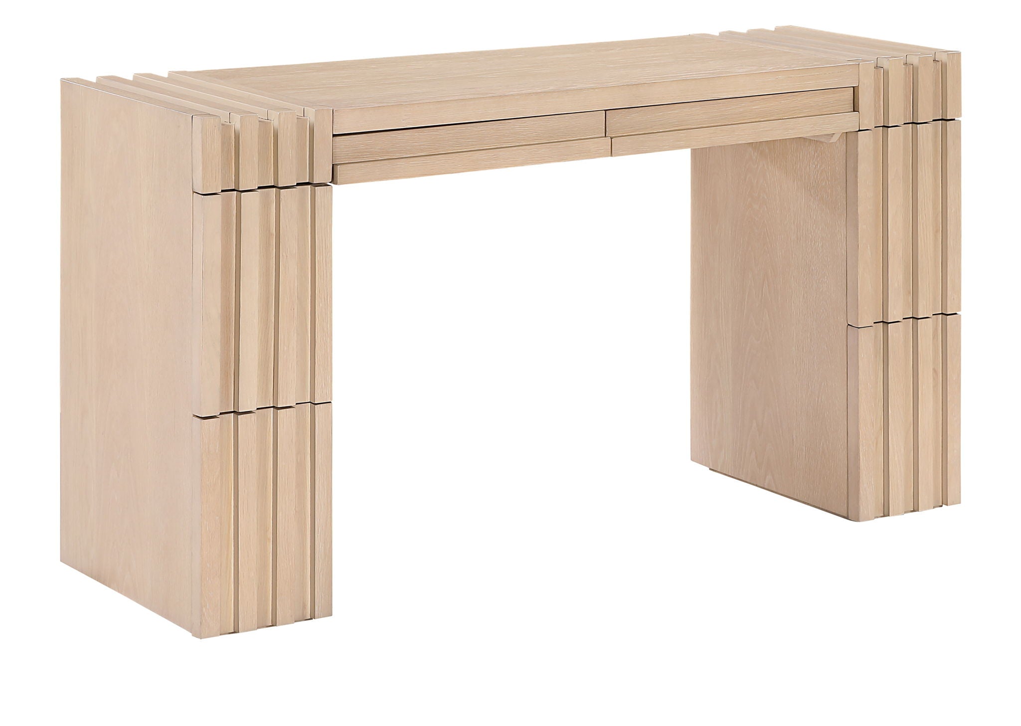 Stanton - Oak Veneer And Solid Wood Table - Best Buy Furniture