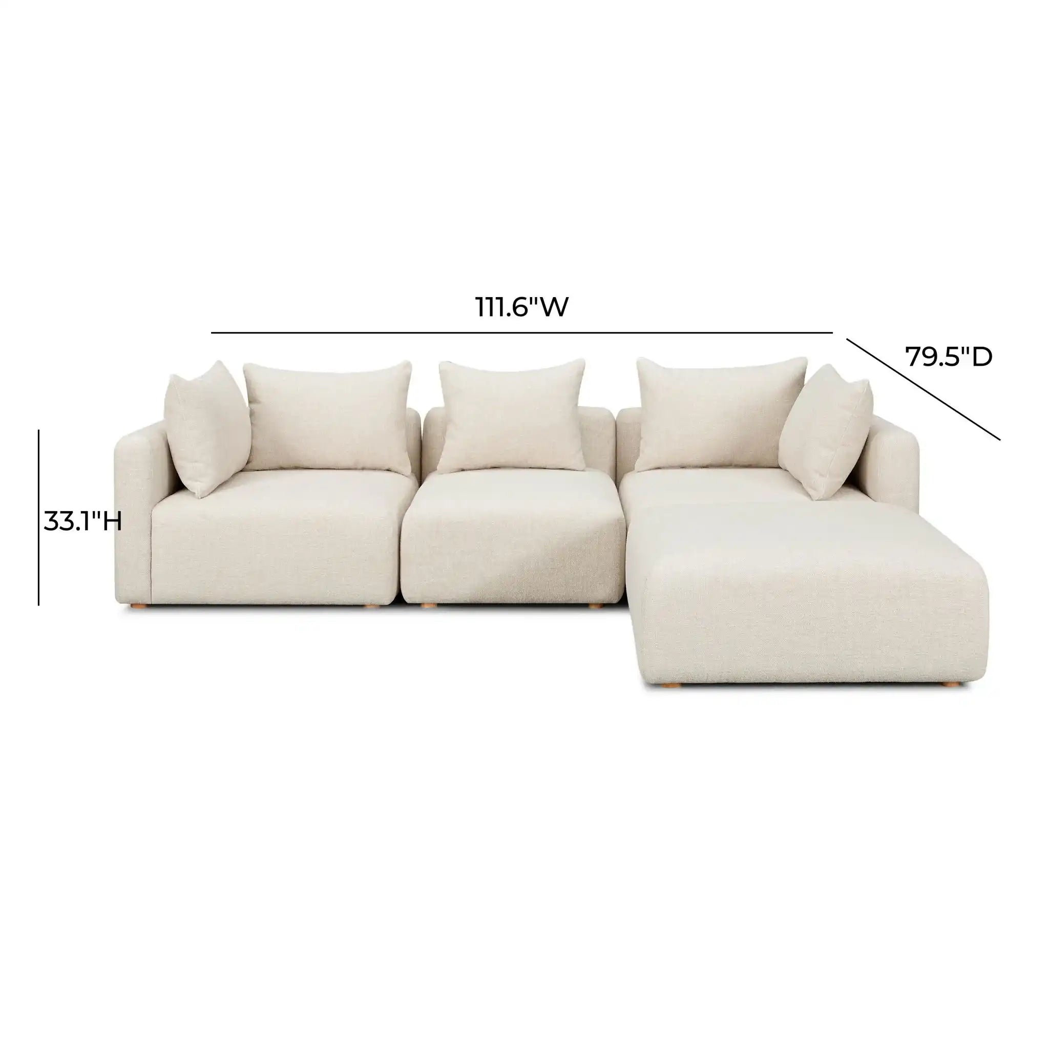 Hangover - 4-Piece Modular Sectional