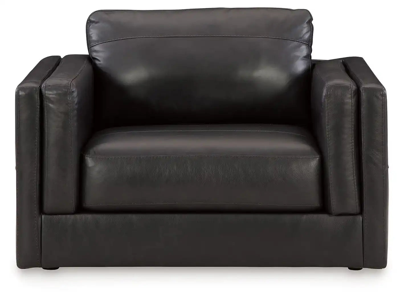 Amiata - Chair And A Half - Onyx - Best Buy Furniture